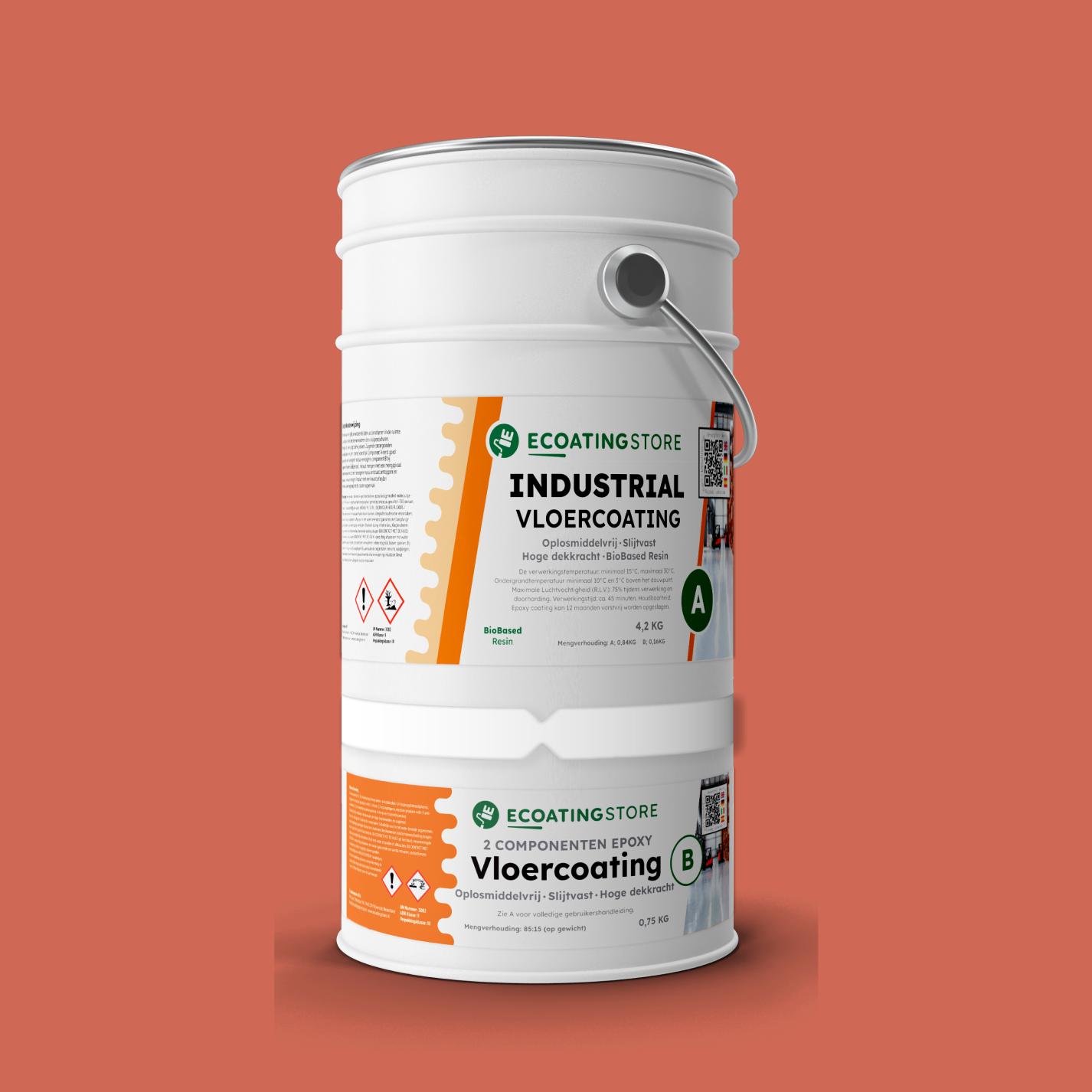 Industrial Vloercoating - RAL 3022