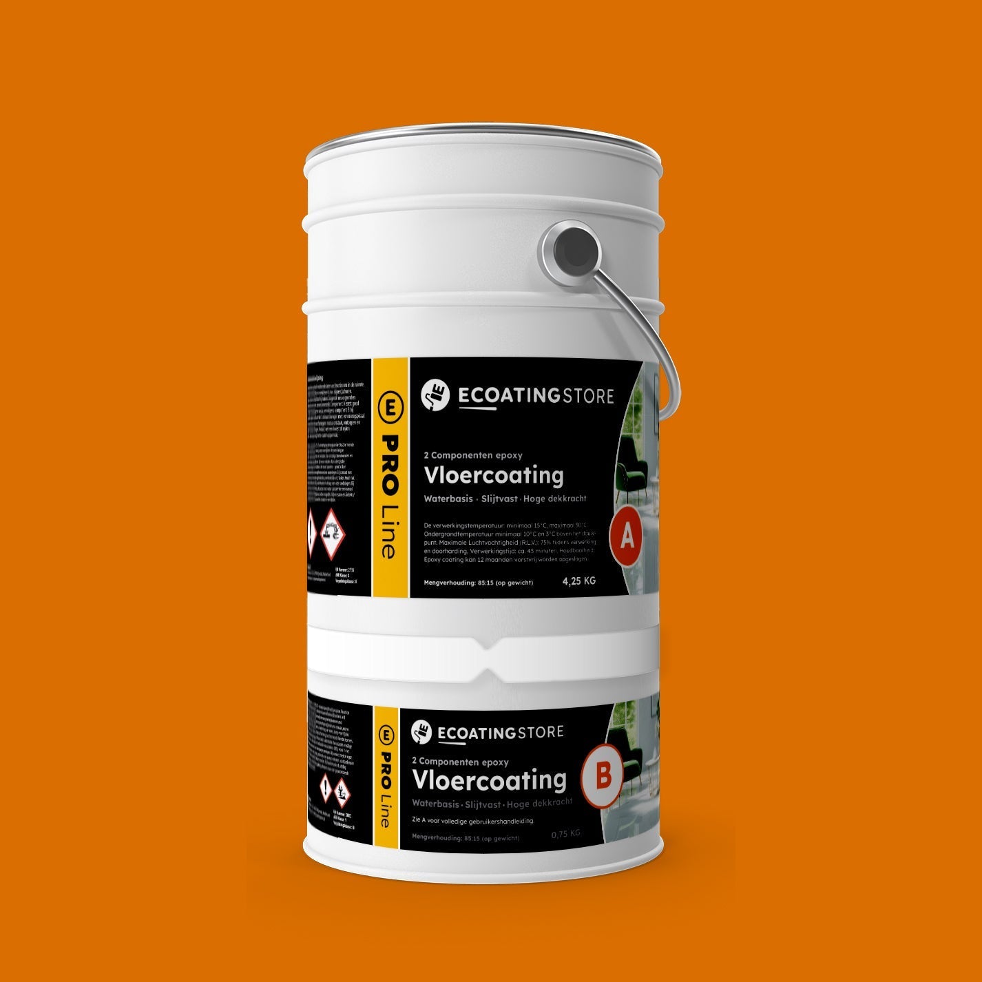 Floor coating - RAL 2000