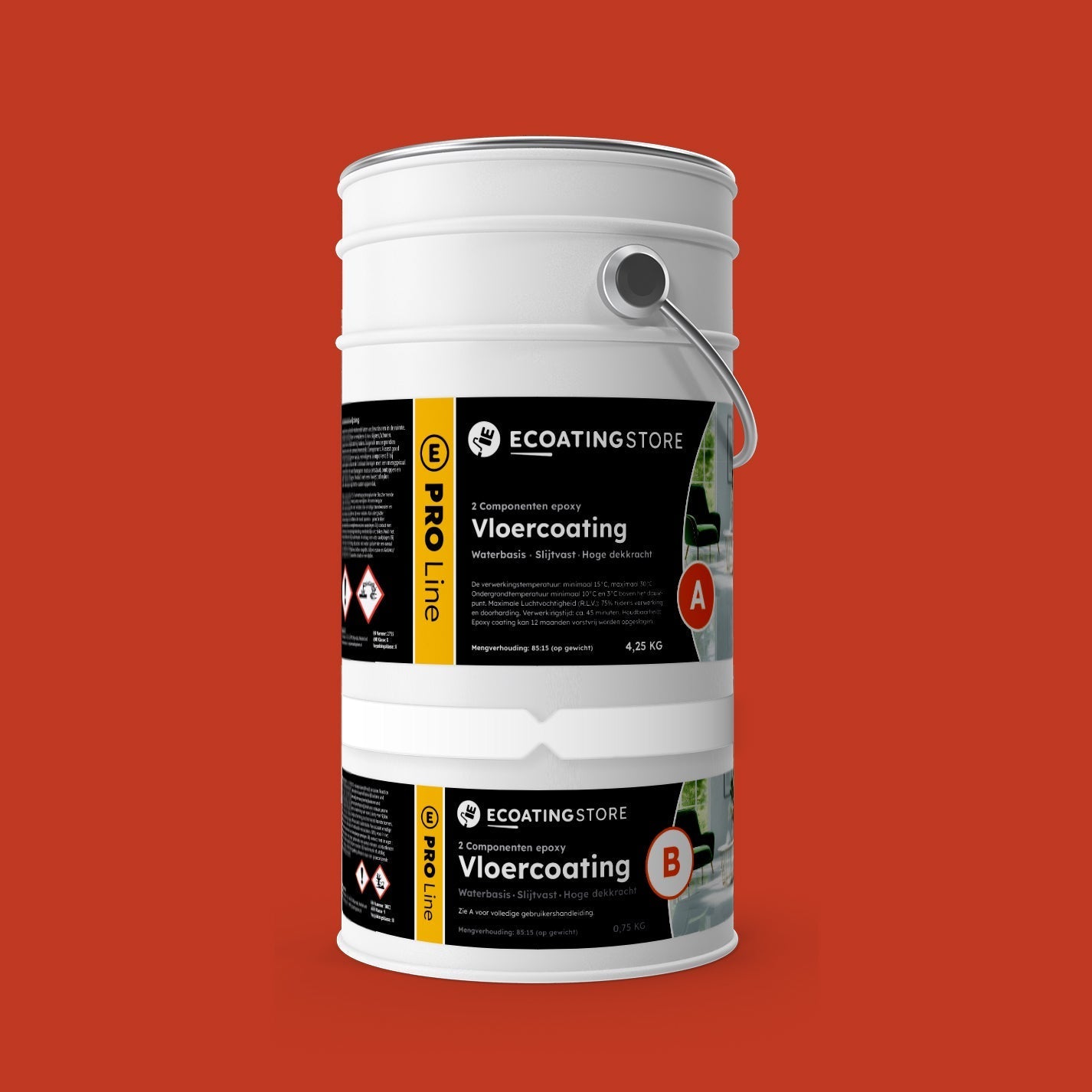 Floor coating - RAL 2002