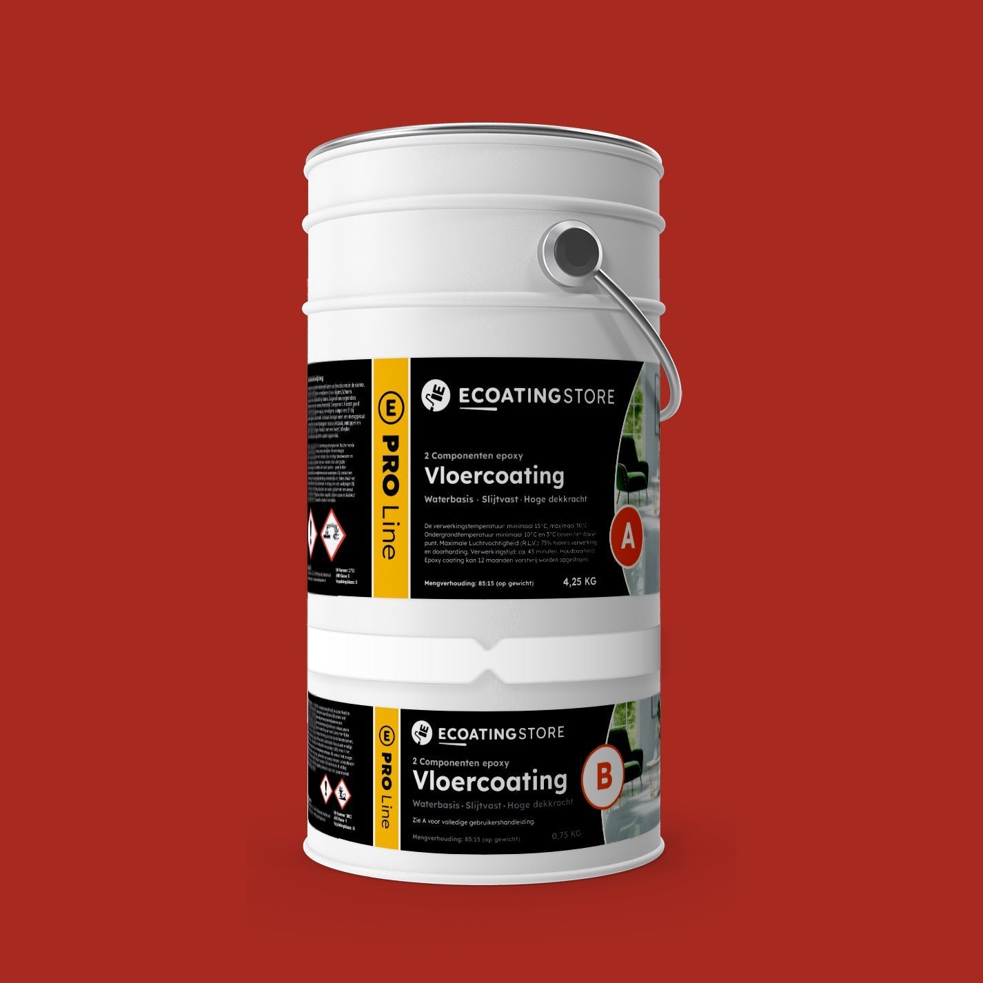 Floor coating - RAL 3000