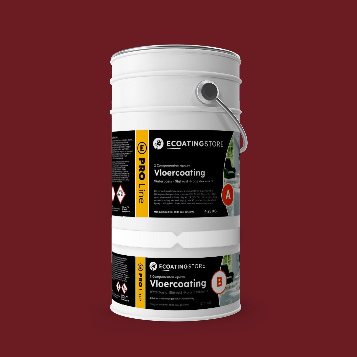 Floor coating - RAL 3004