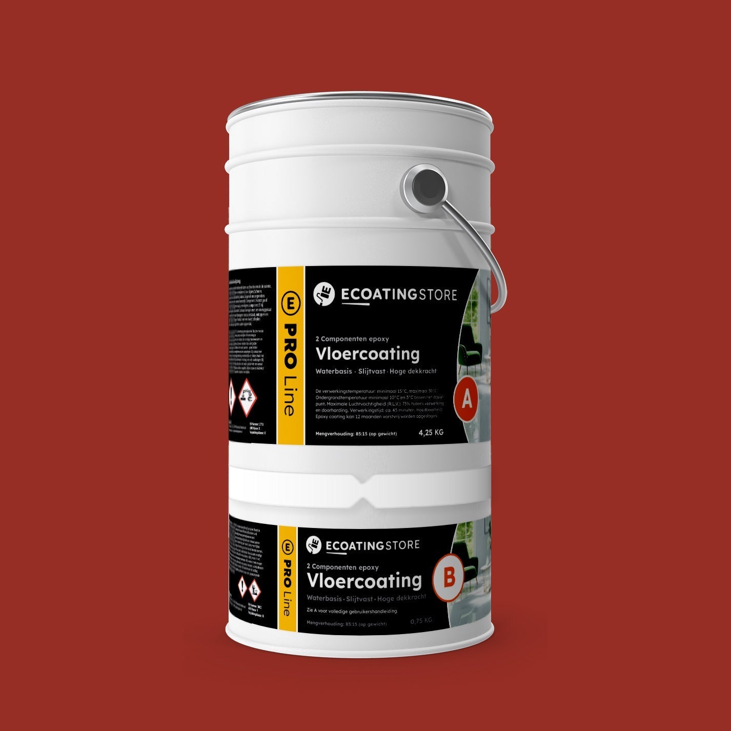 Floor coating - RAL 3013