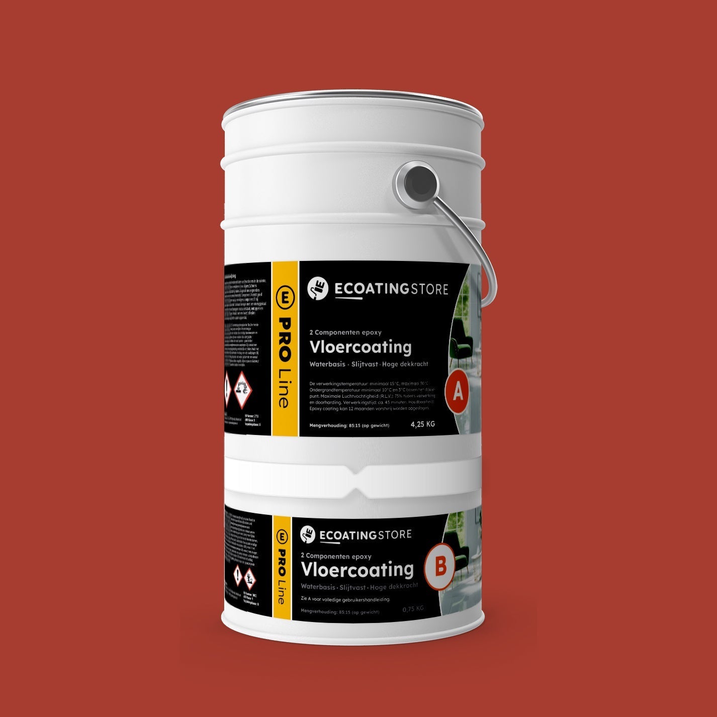 Floor coating - RAL 3016