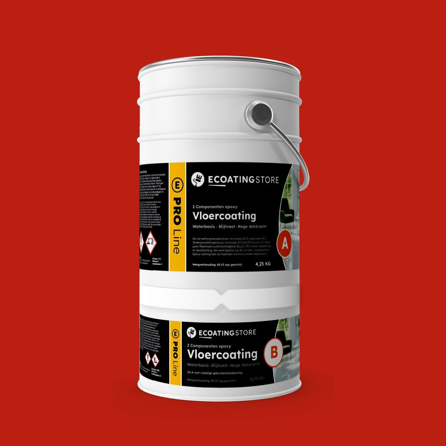 Floor coating - RAL 3020