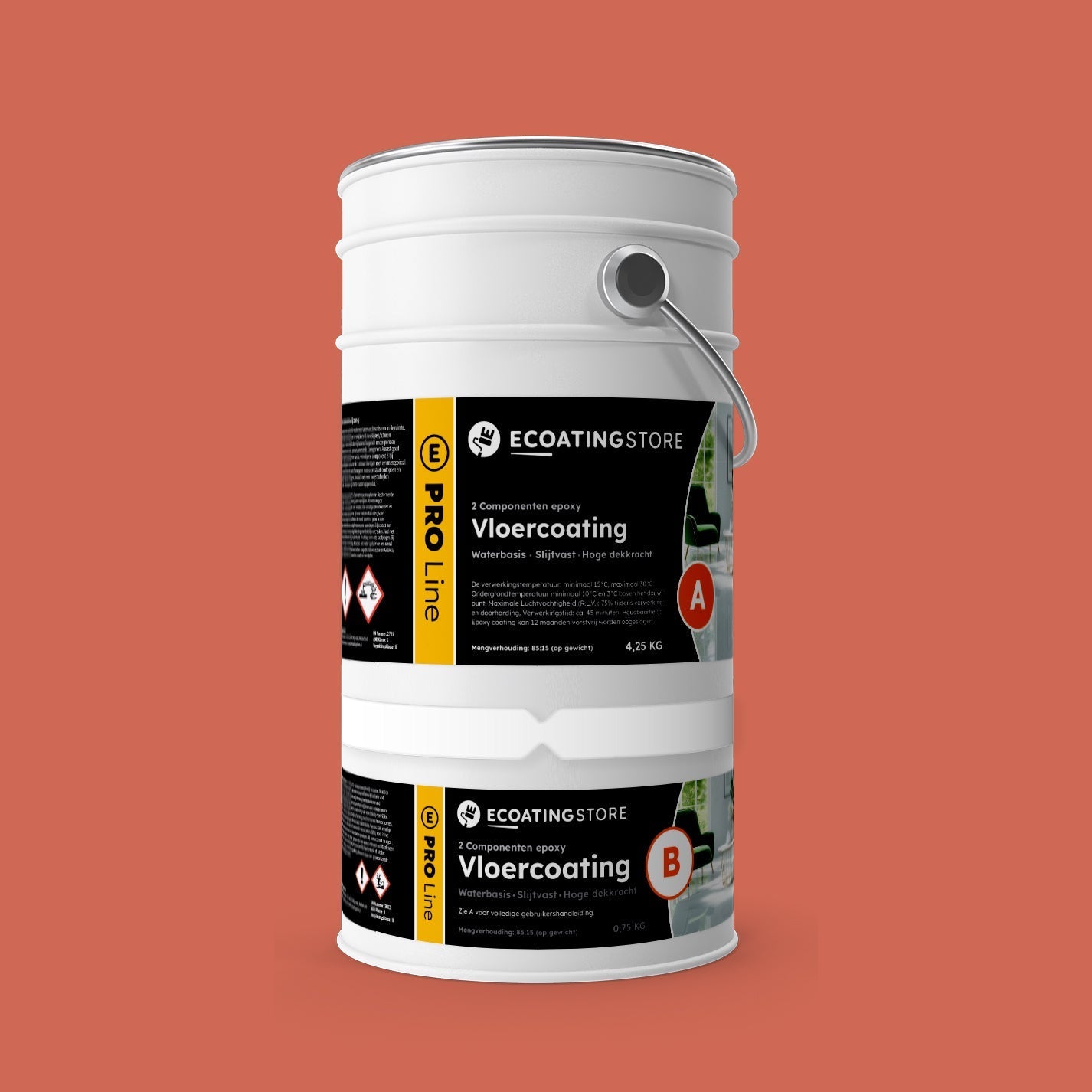 Floor coating - RAL 3022