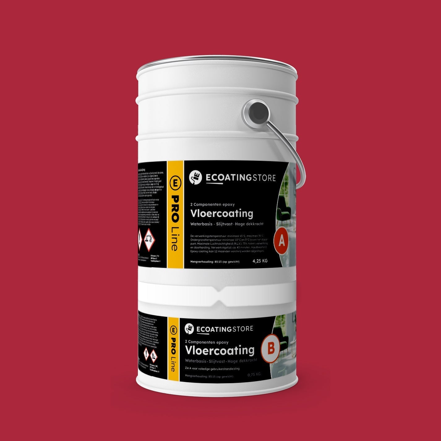 Floor coating - RAL 3027