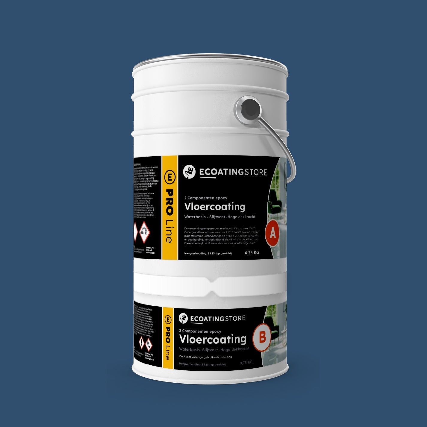 Floor coating - RAL 5000