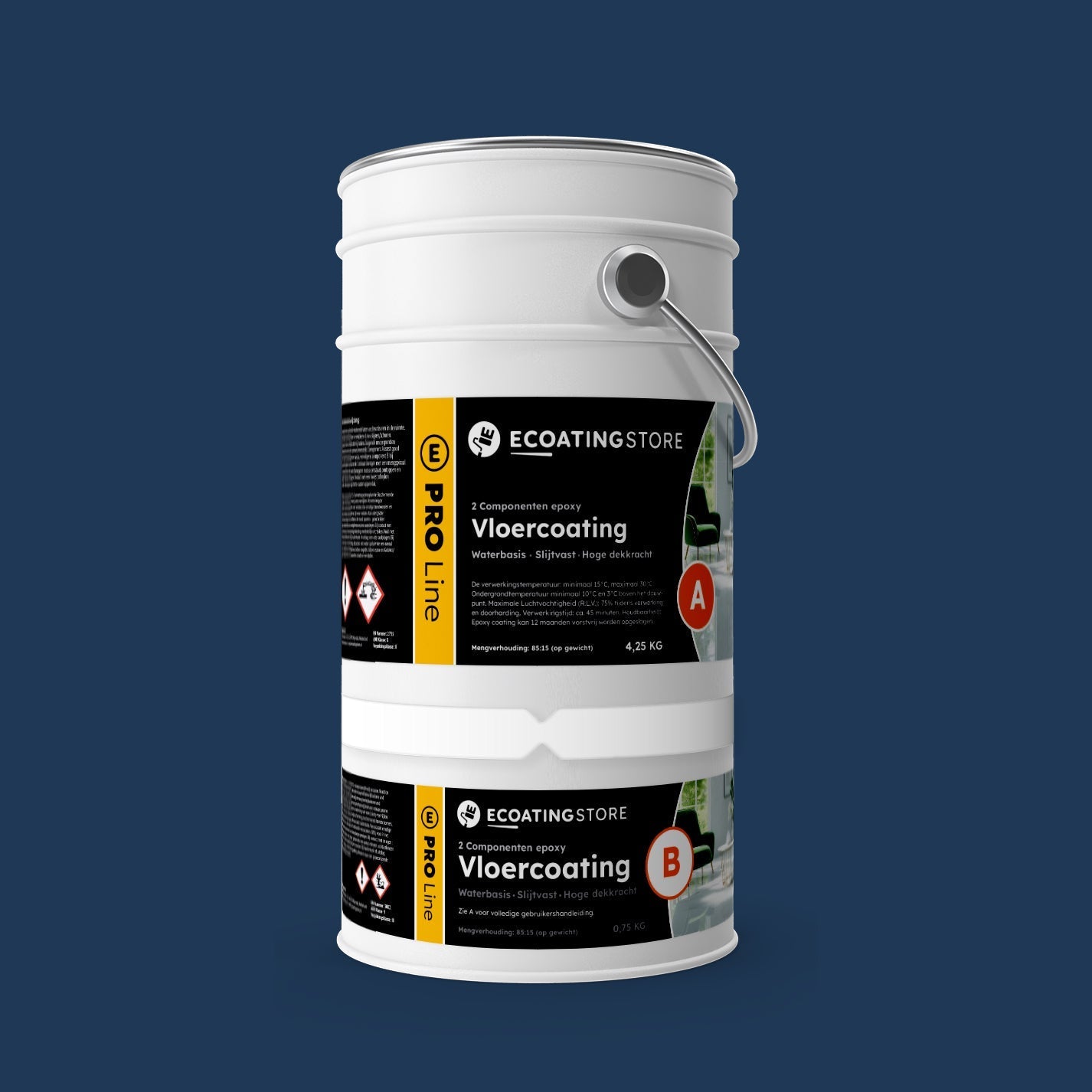 Floor coating - RAL 5003