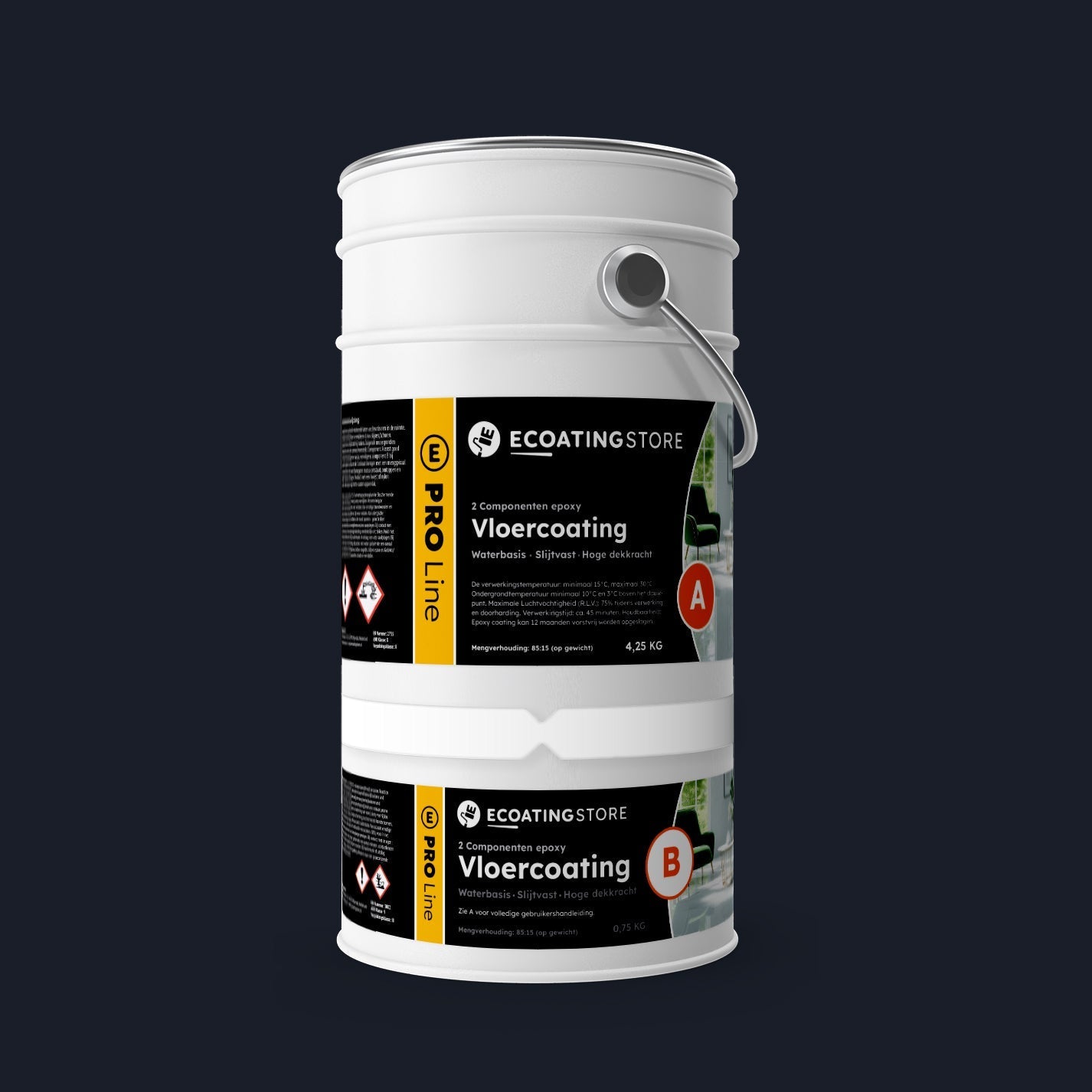 Floor coating - RAL 5004