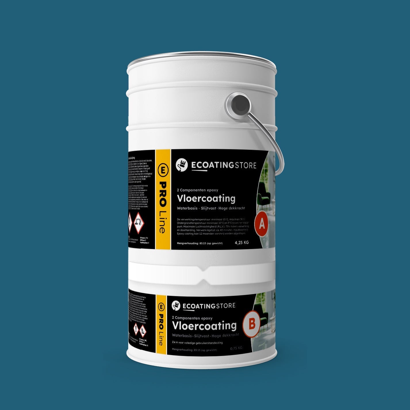 Floor coating - RAL 5009