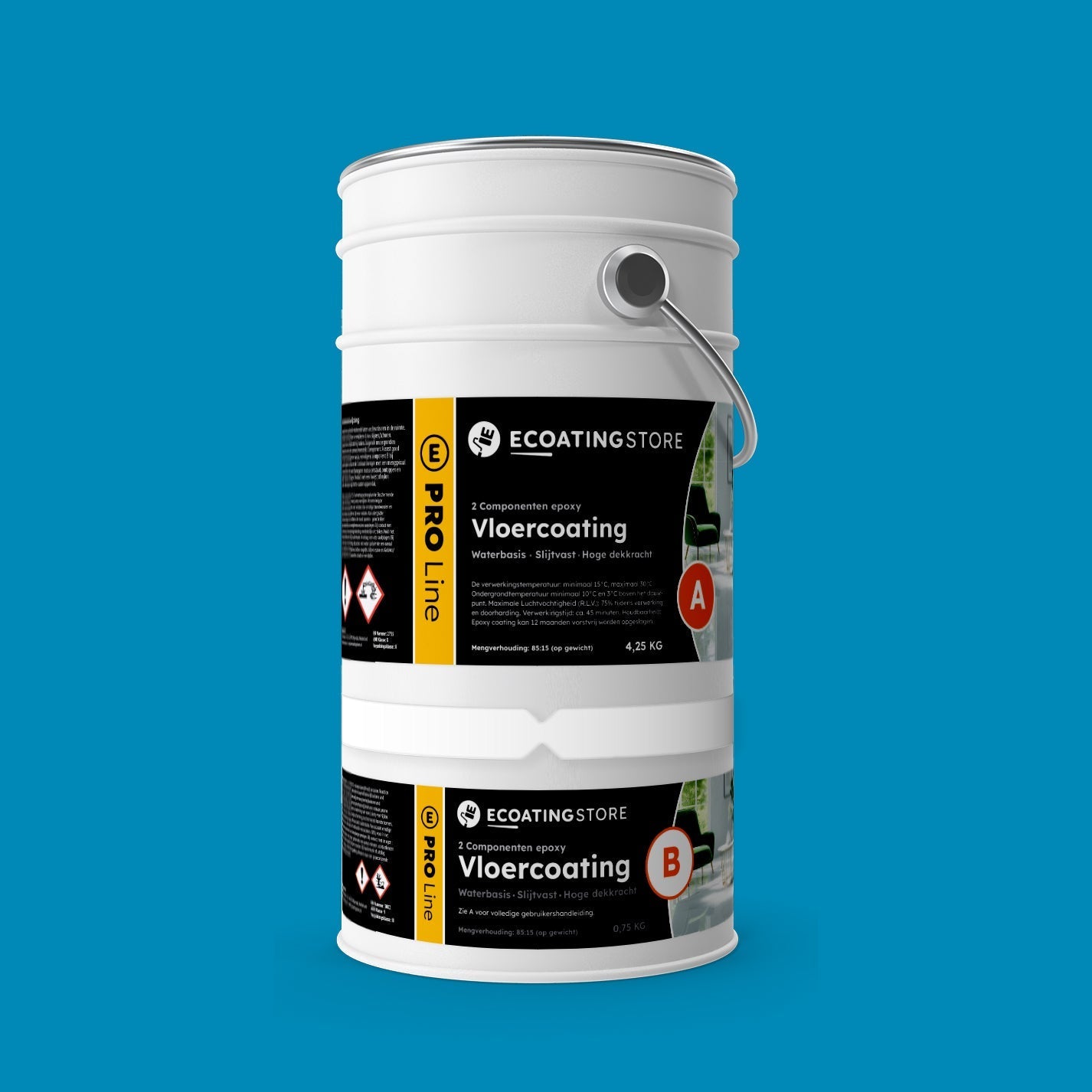 Floor coating - RAL 5012