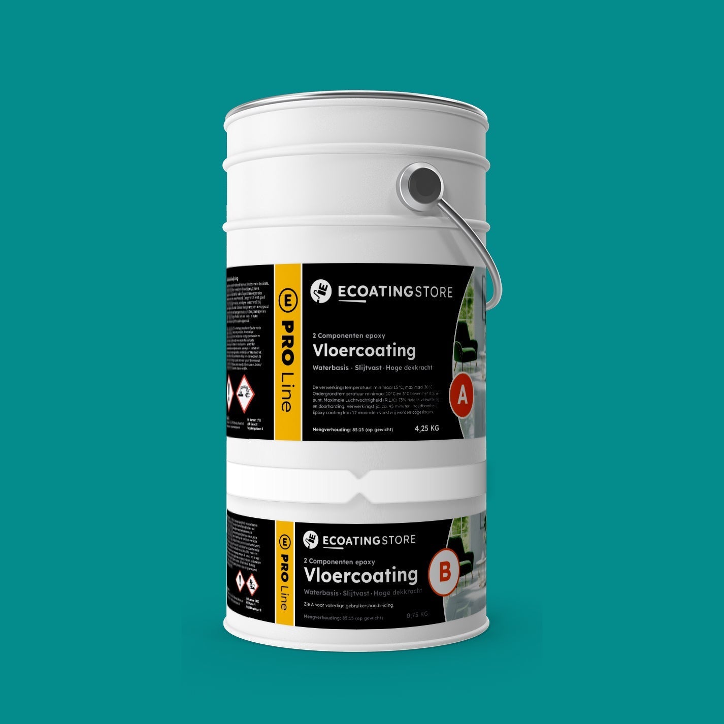 Floor coating - RAL 5018