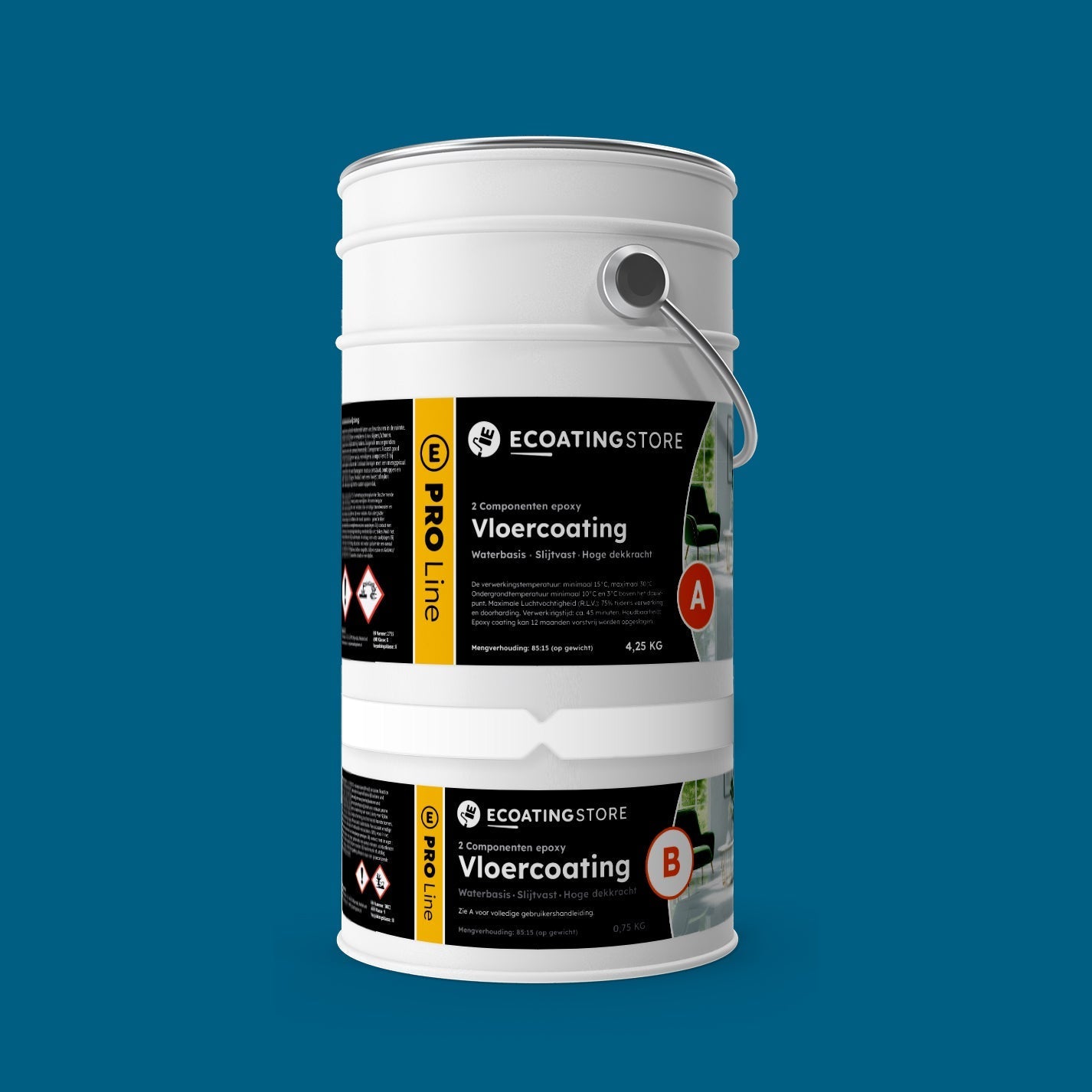 Floor coating - RAL 5019