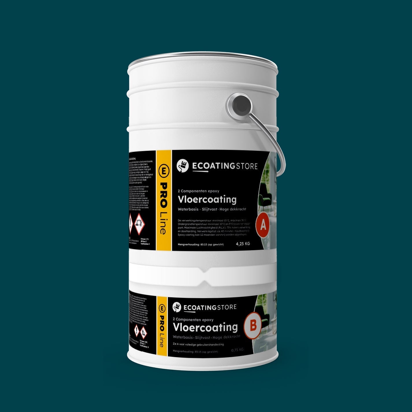 Floor coating - RAL 5020