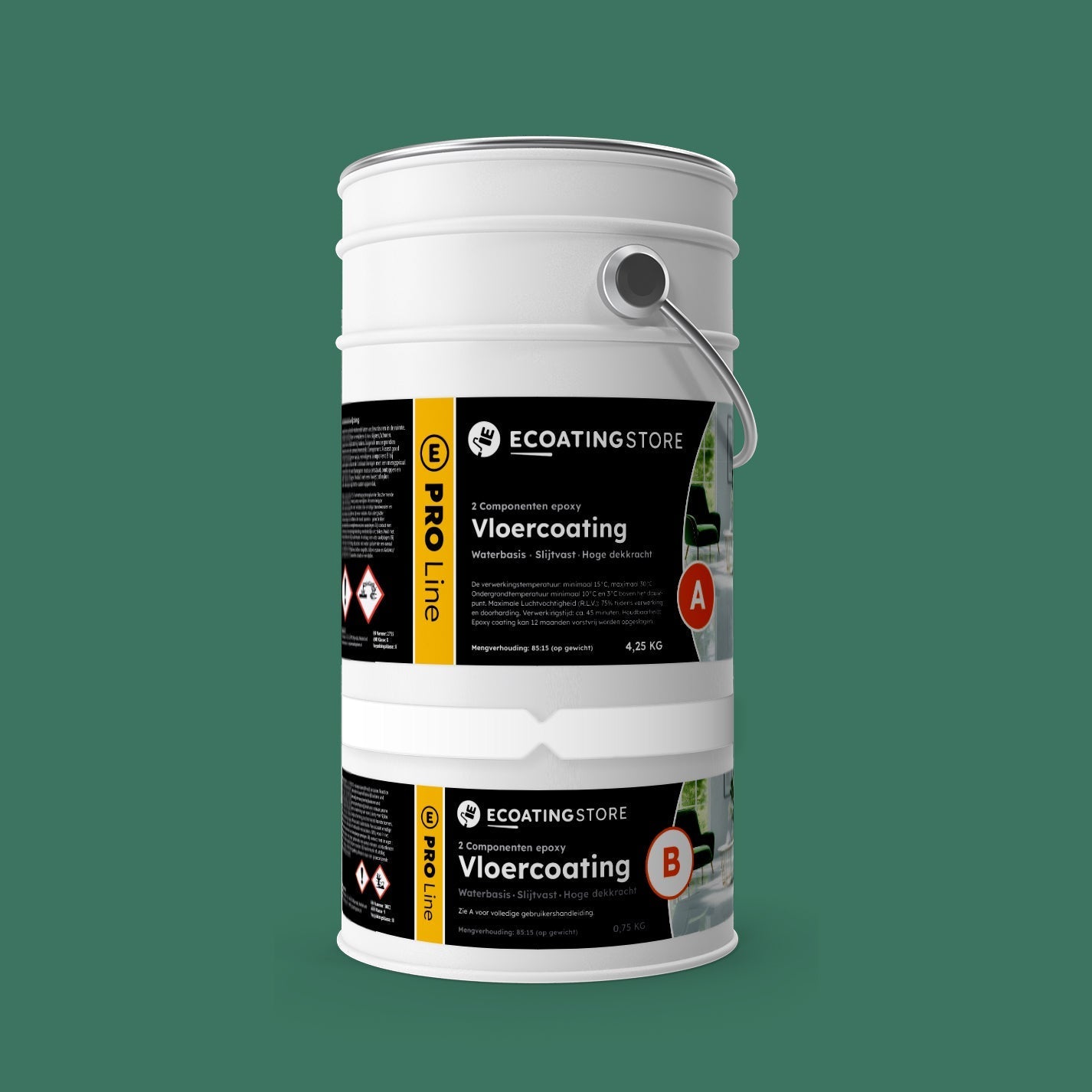 Floor coating - RAL 6000