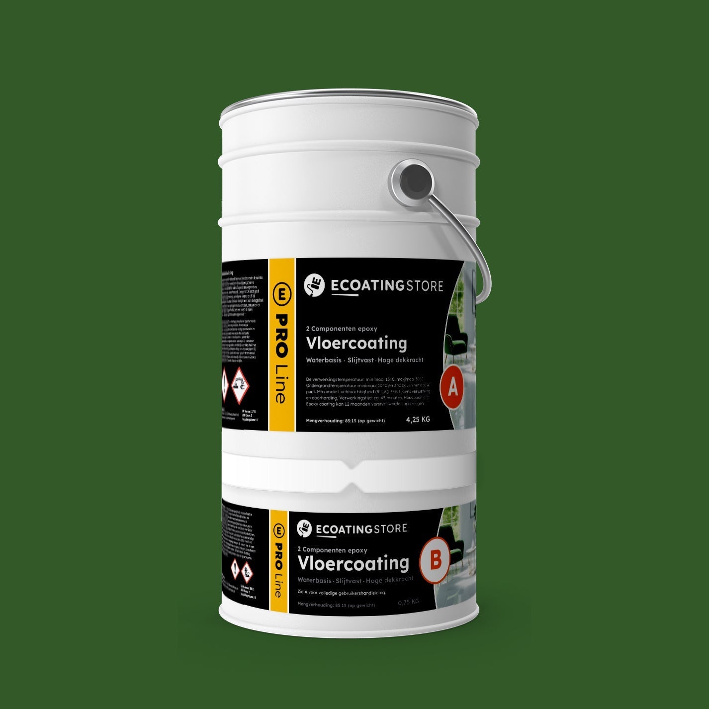 Floor coating - RAL 6002