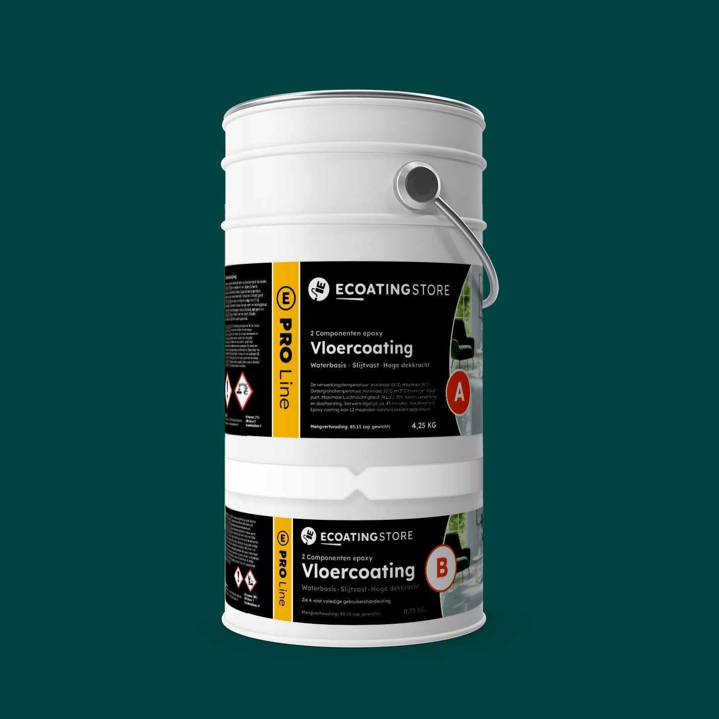 Floor coating - RAL 6004