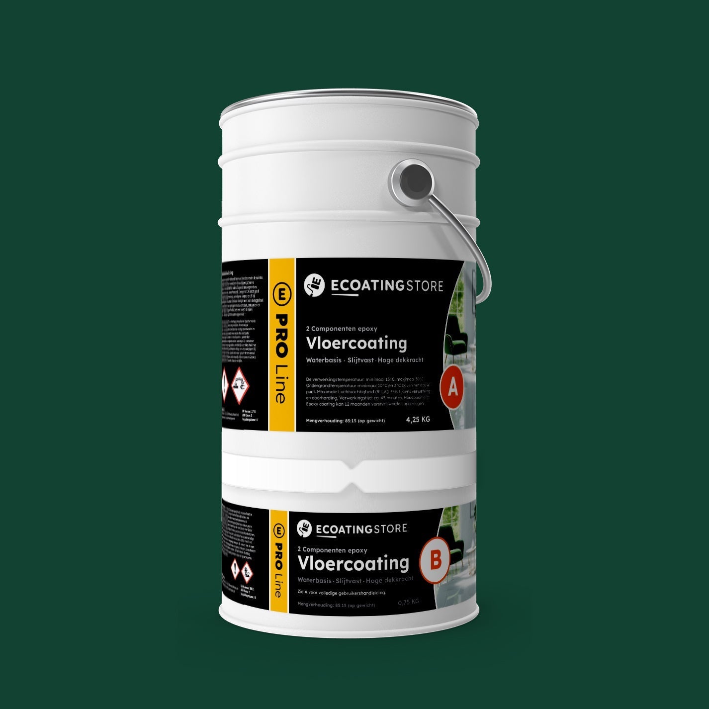 Floor coating - RAL 6005