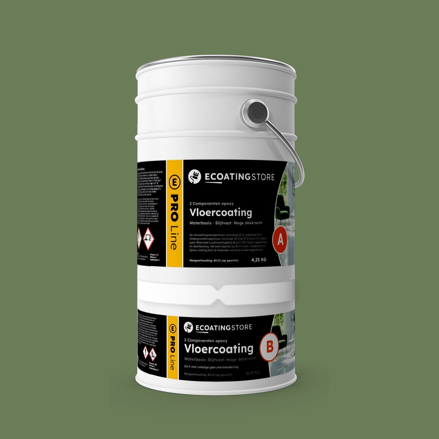 Floor coating - RAL 6011