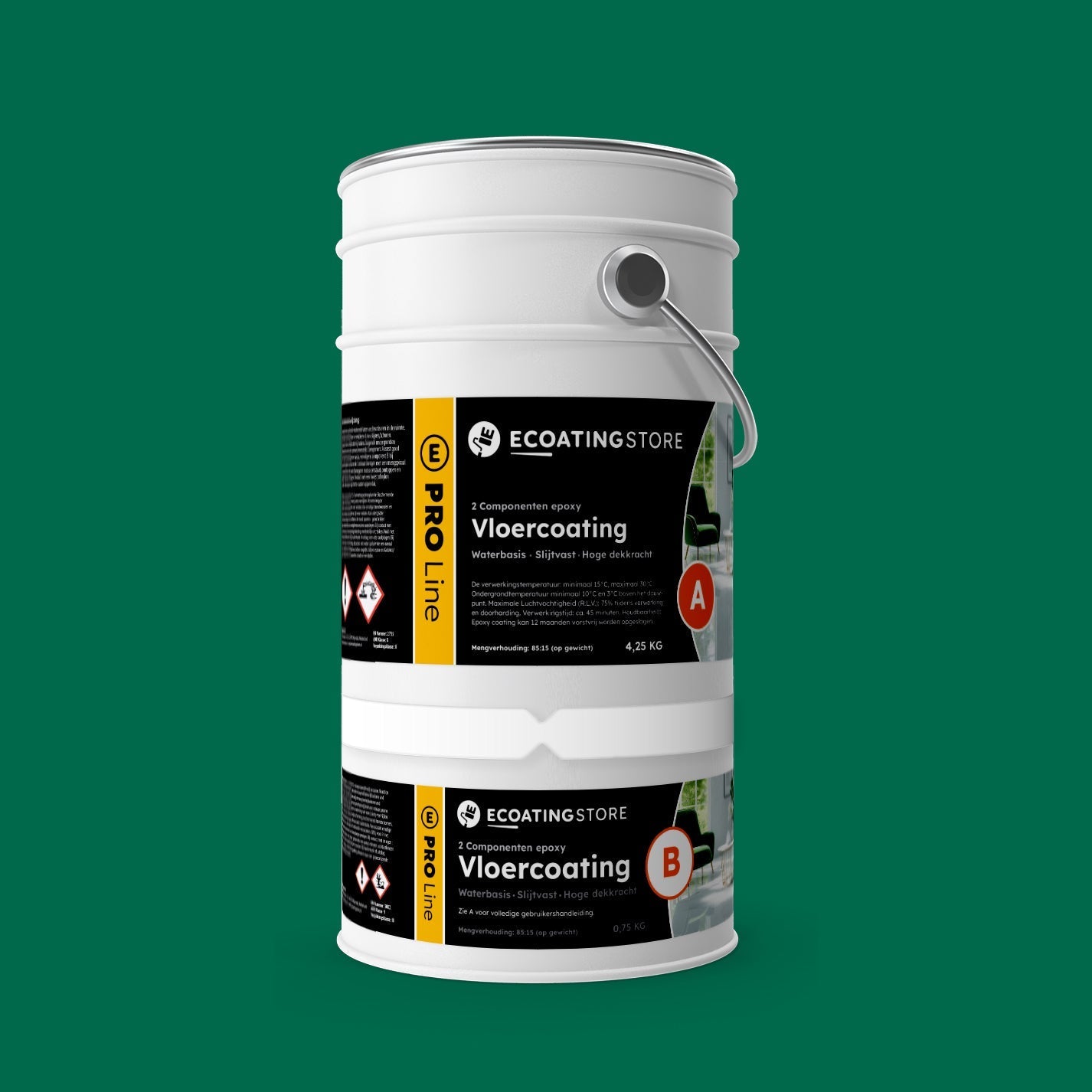 Floor coating - RAL 6016