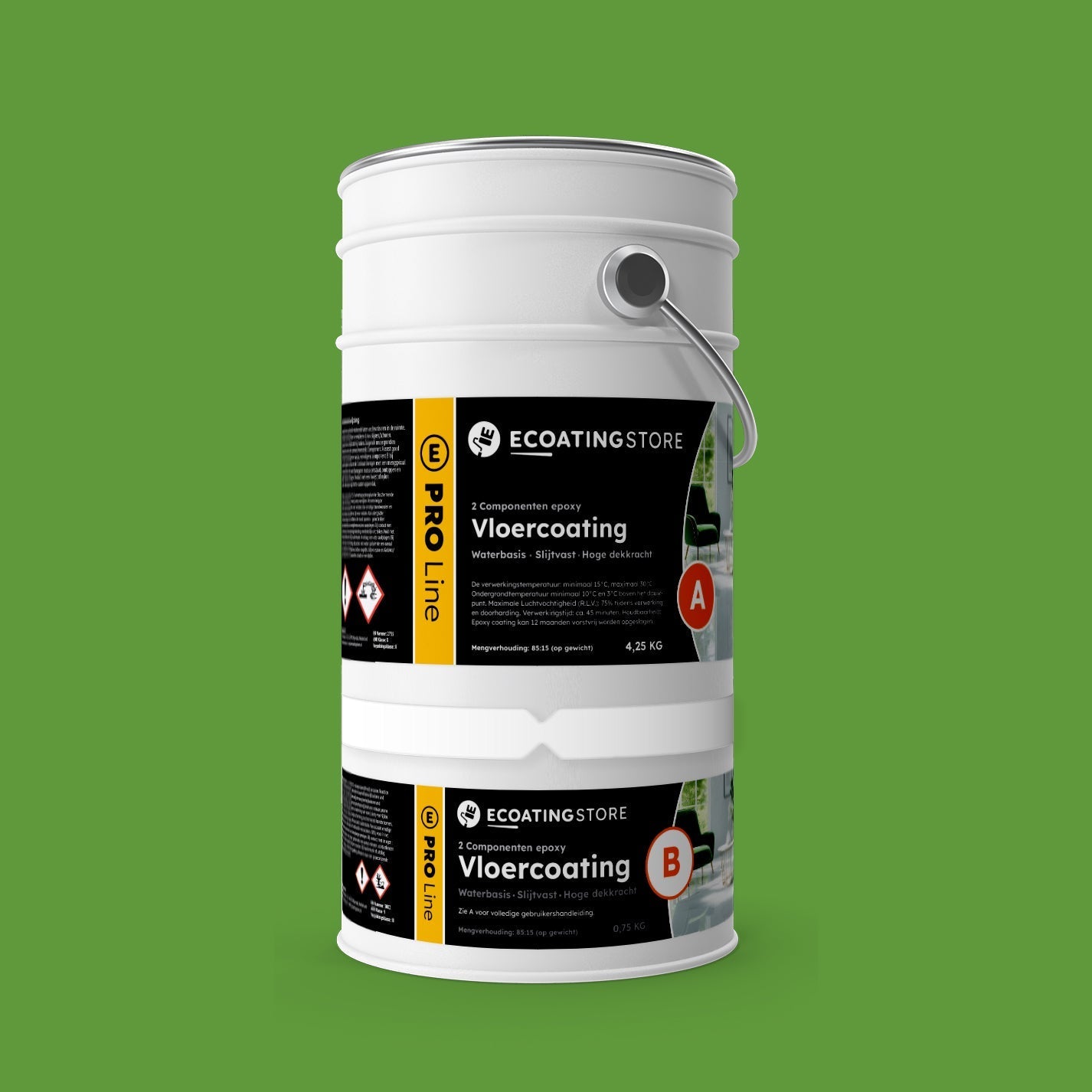 Floor coating - RAL 6018