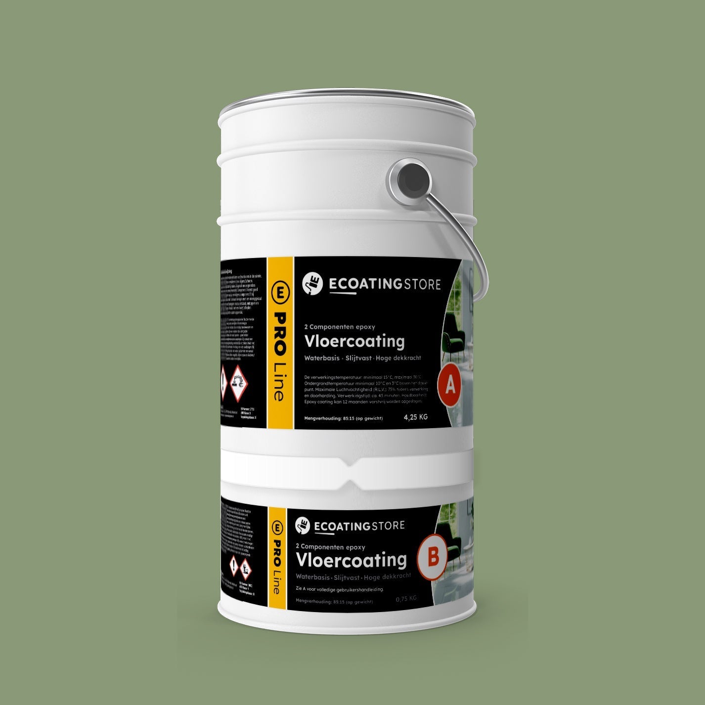 Floor coating - RAL 6021