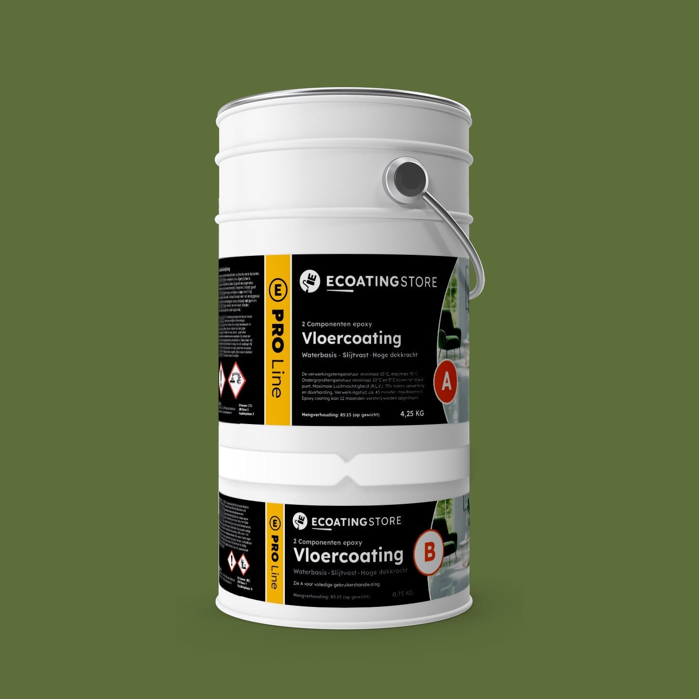 Floor coating - RAL 6025