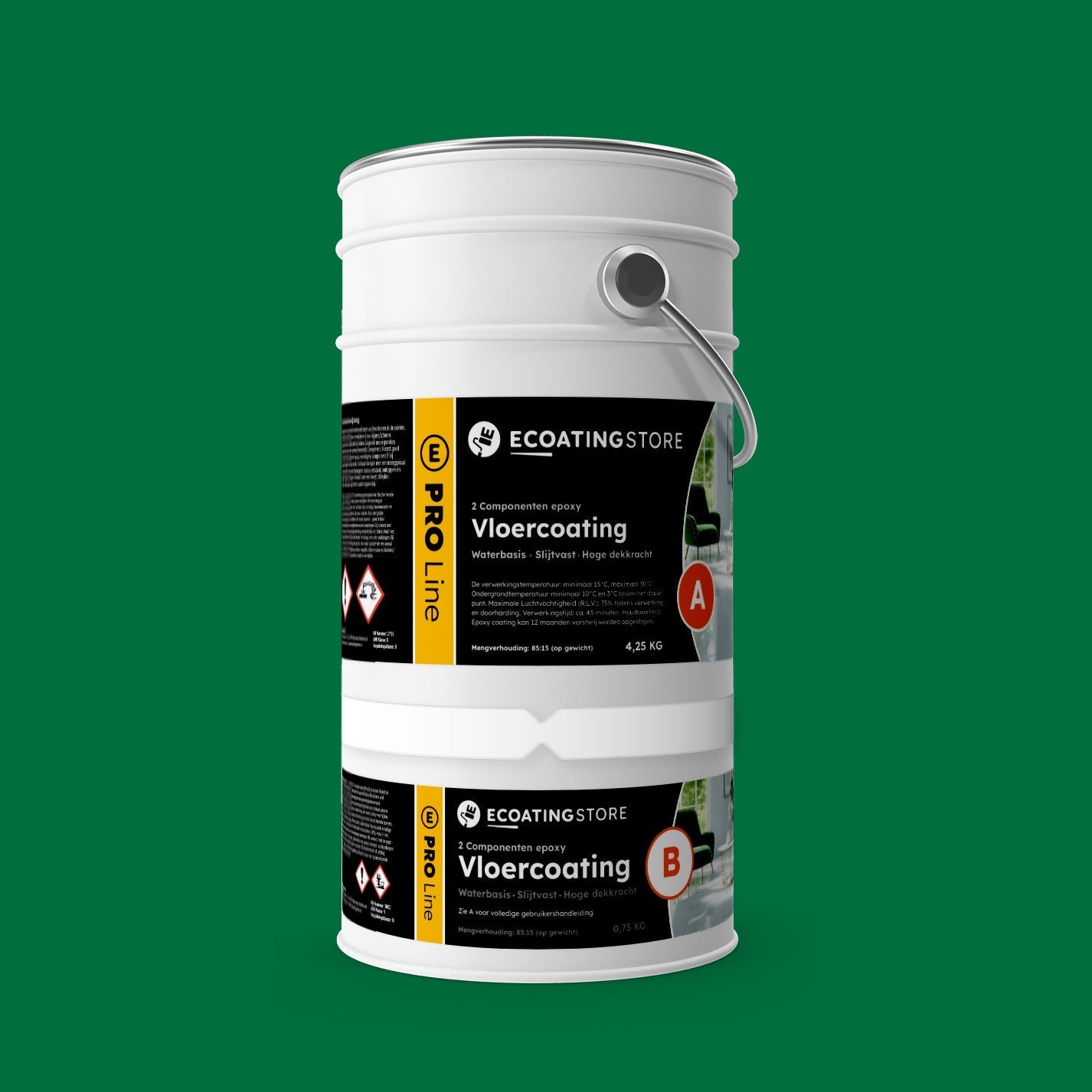 Floor coating - RAL 6029