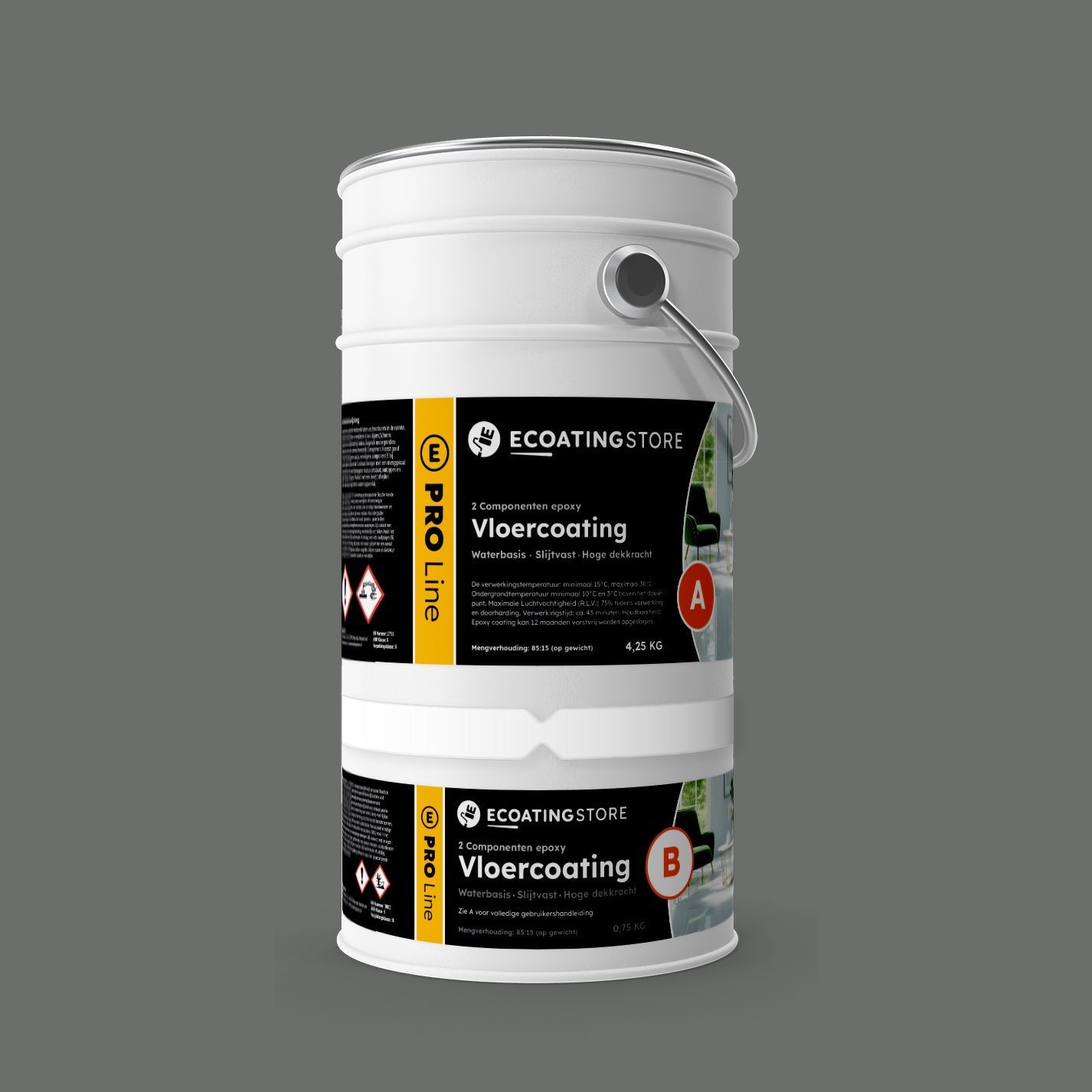 Floor coating - RAL 7005