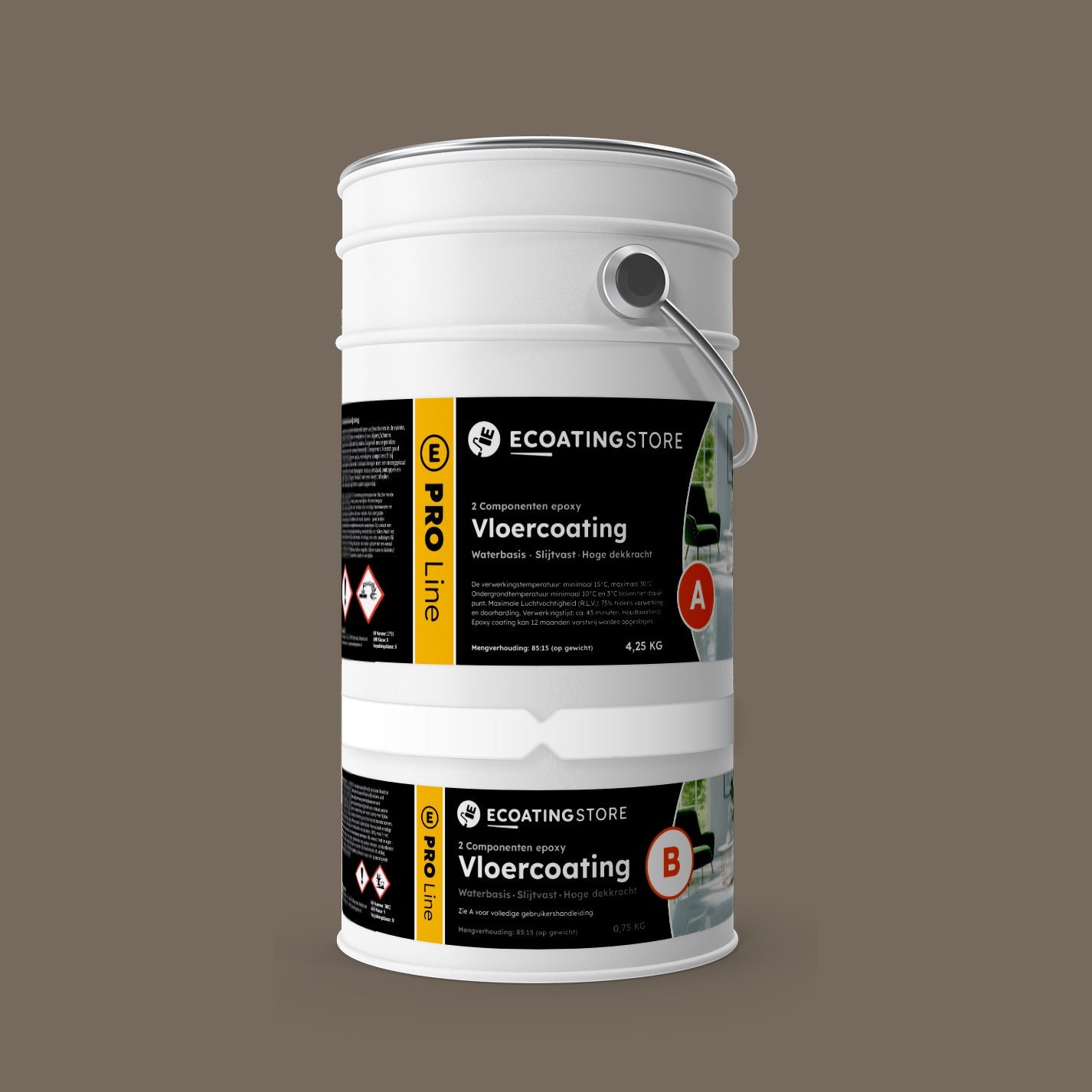 Garage floor coating - RAL 7006