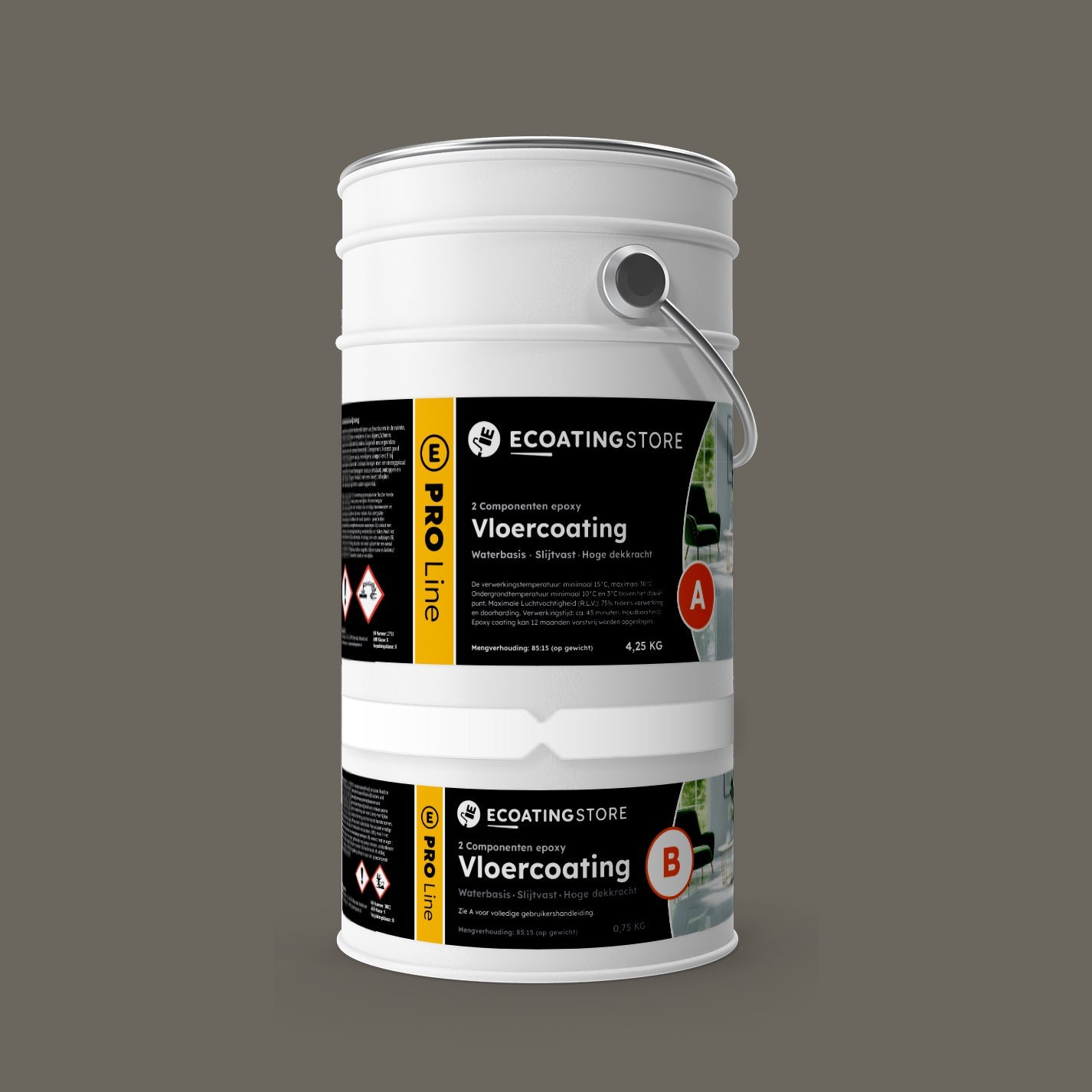 Garage floor coating - RAL 7039