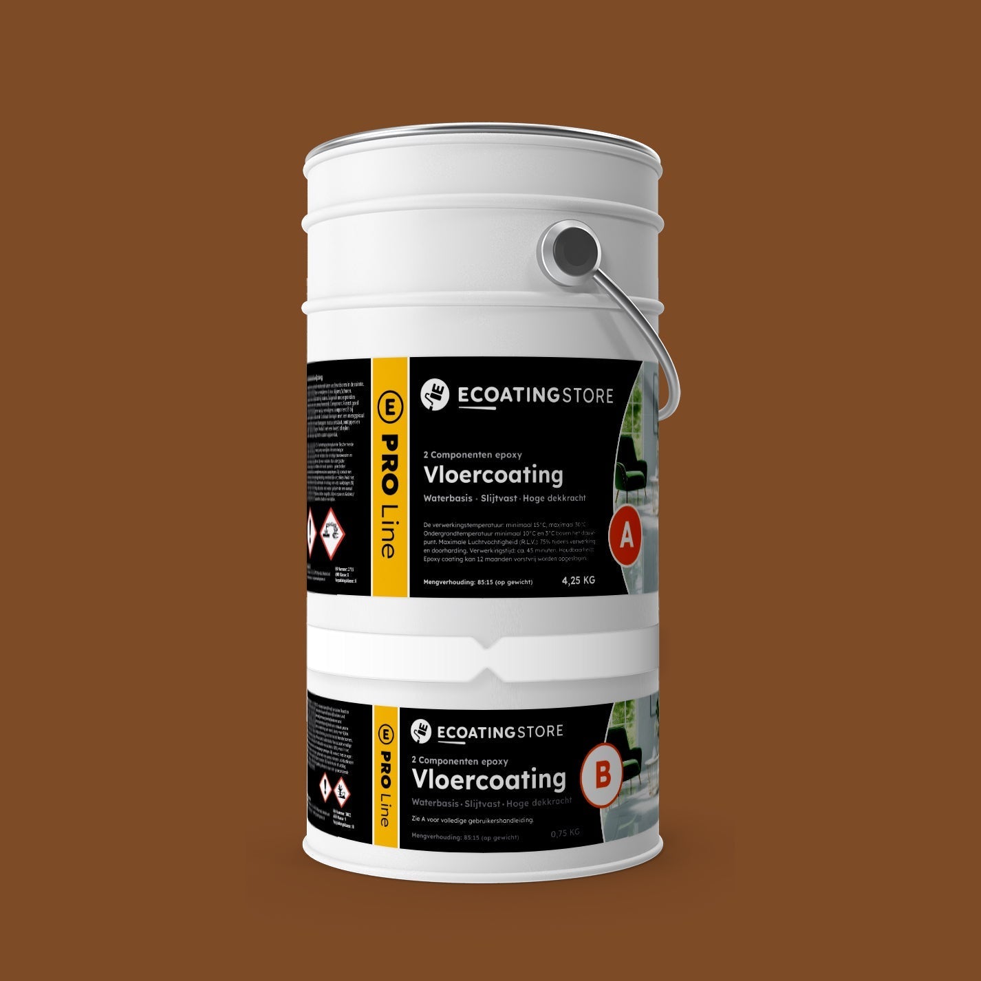 Floor coating - RAL 8003