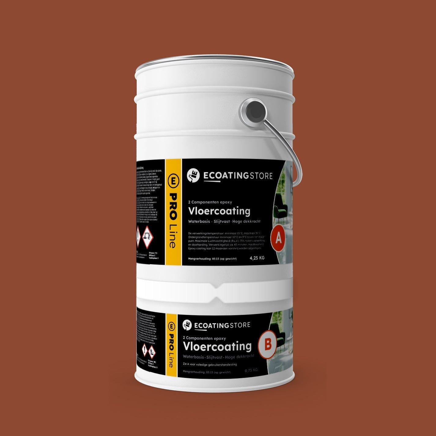 Floor coating - RAL 8004