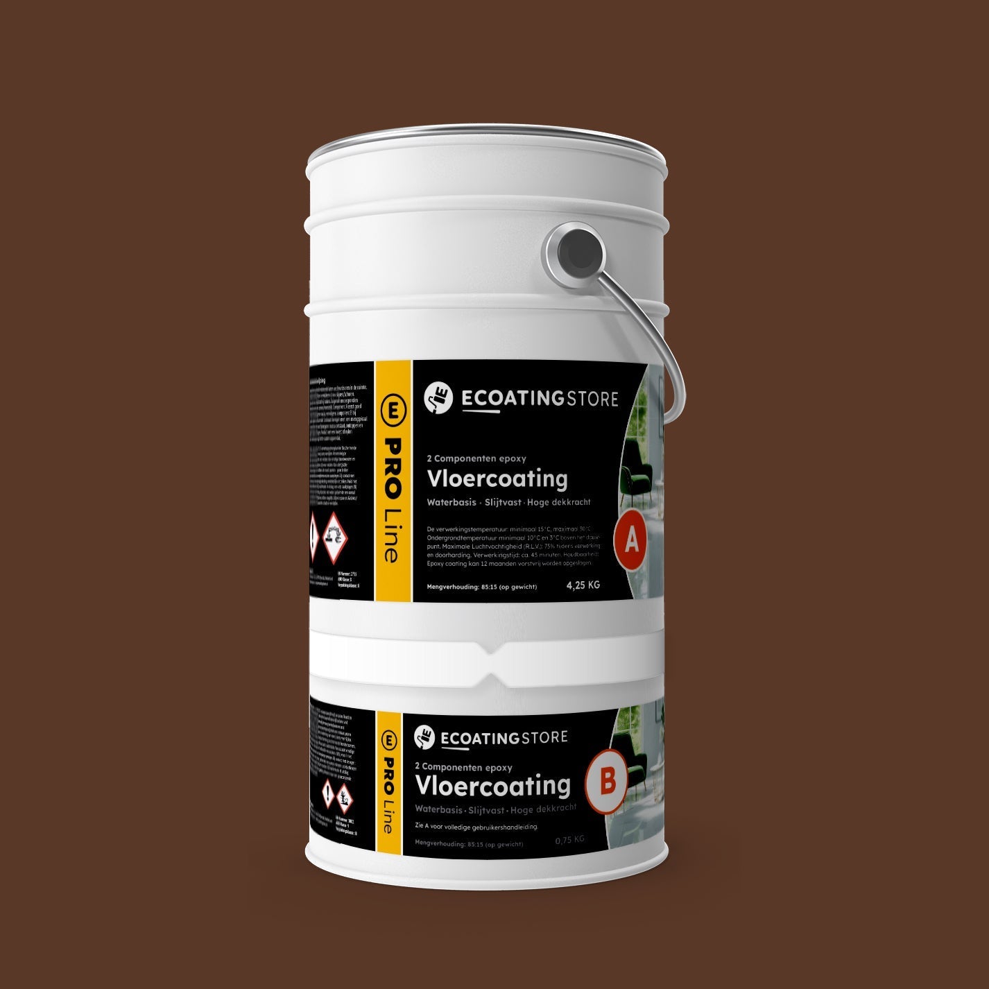 Floor coating - RAL 8011