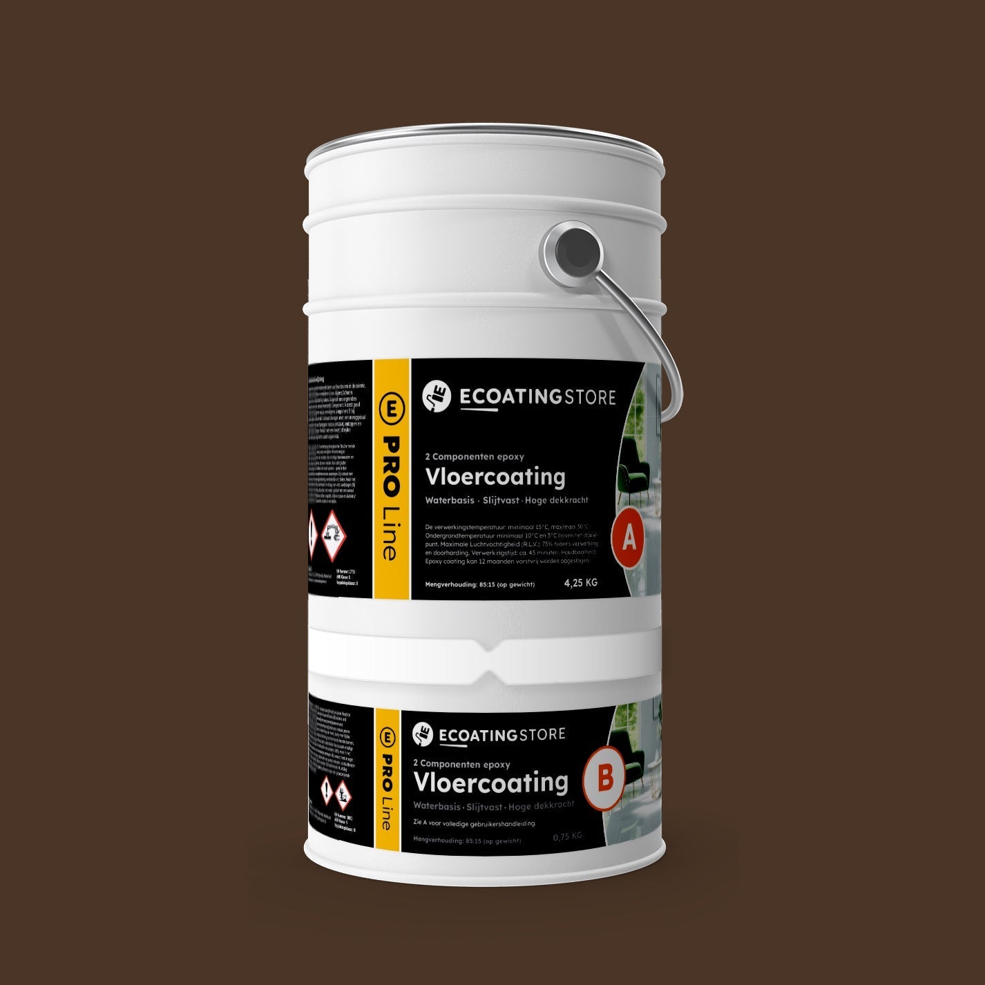 Floor coating - RAL 8014