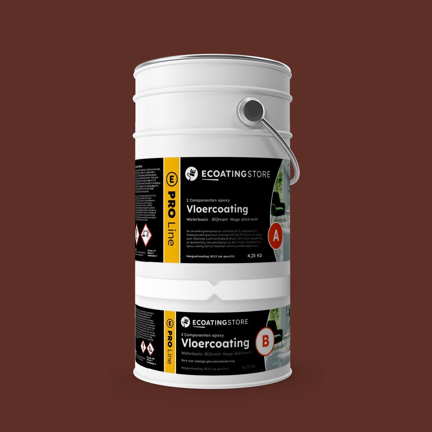 Floor coating - RAL 8015