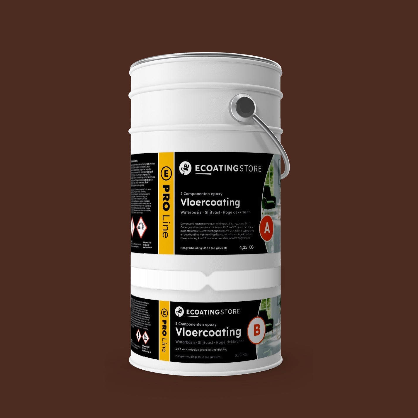 Floor coating - RAL 8016