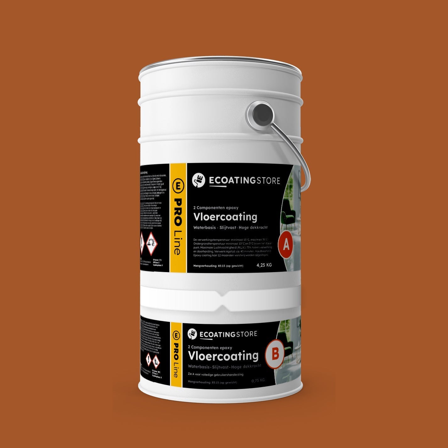 Floor coating - RAL 8023