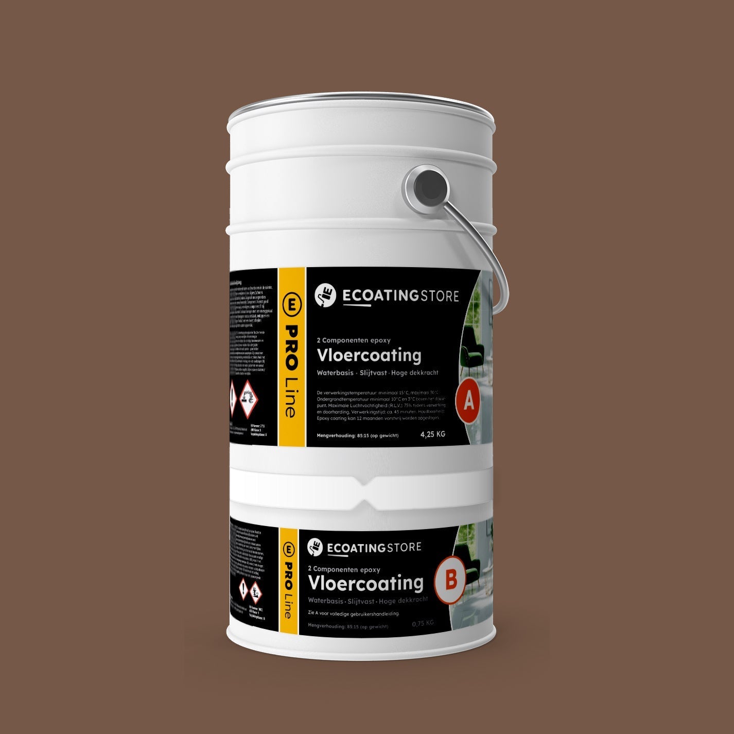 Floor coating - RAL 8025