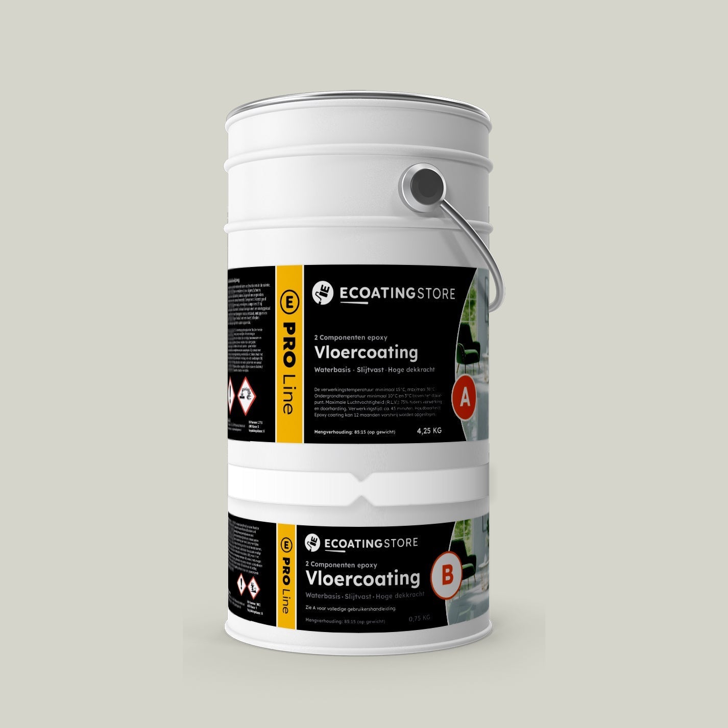 Garage floor coating - RAL 9002