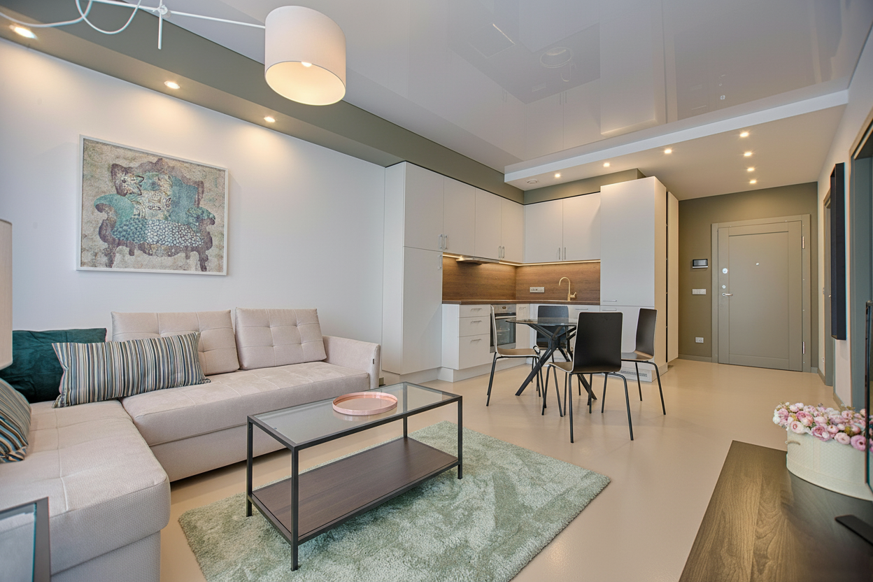 Garage floor coating - RAL 1001