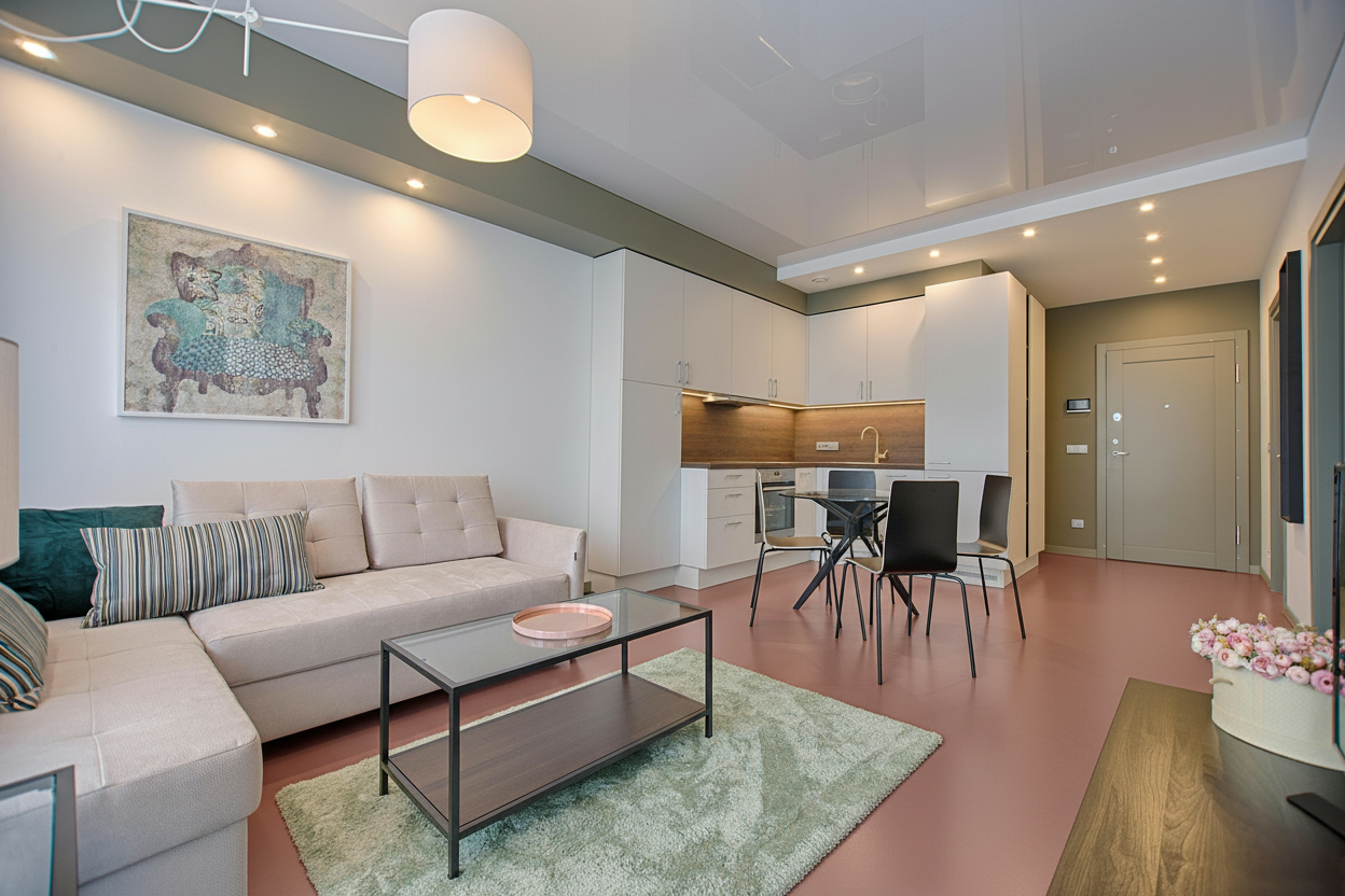 Garage floor coating - RAL 3012