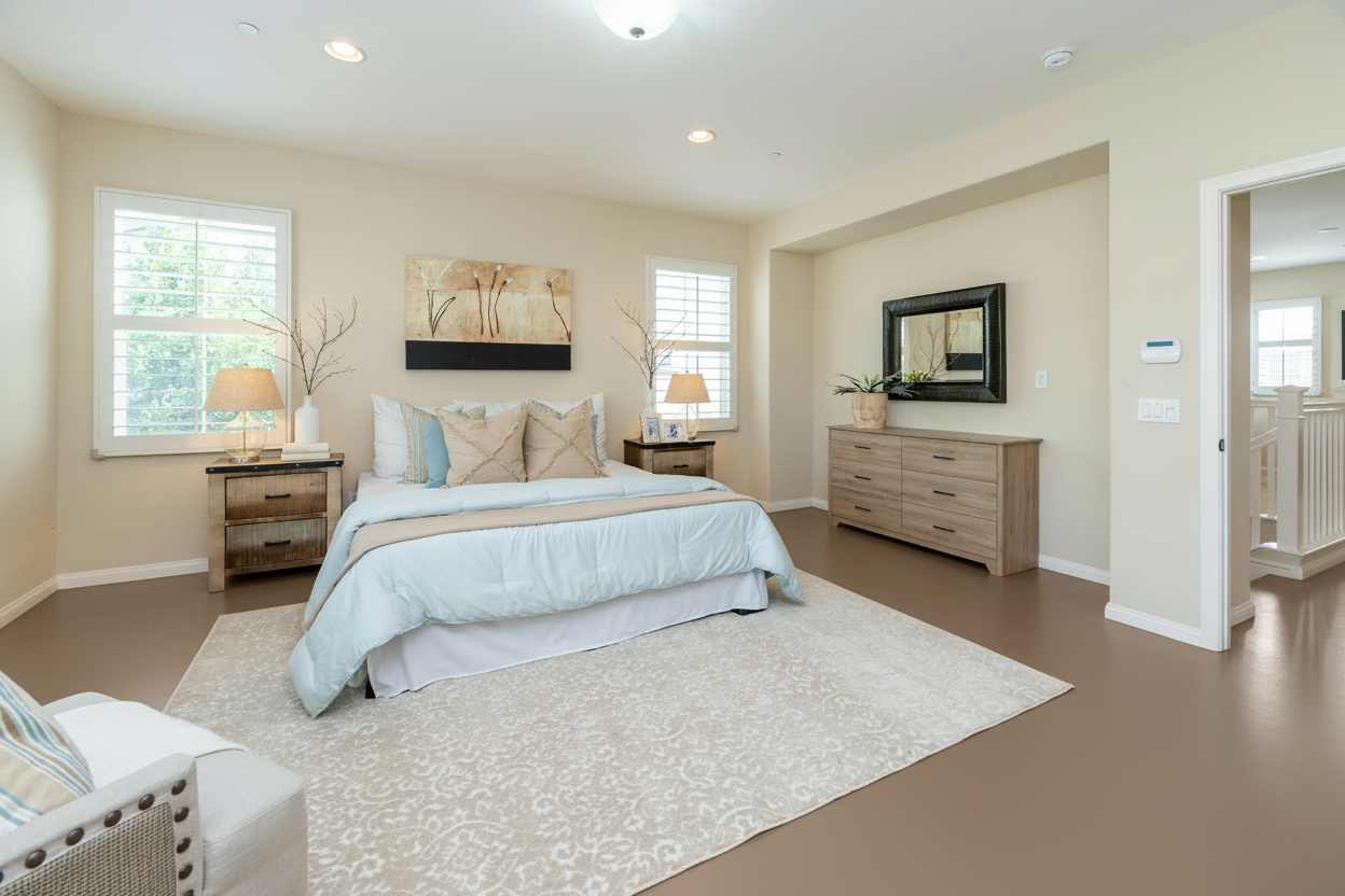 Garage floor coating - RAL 8019