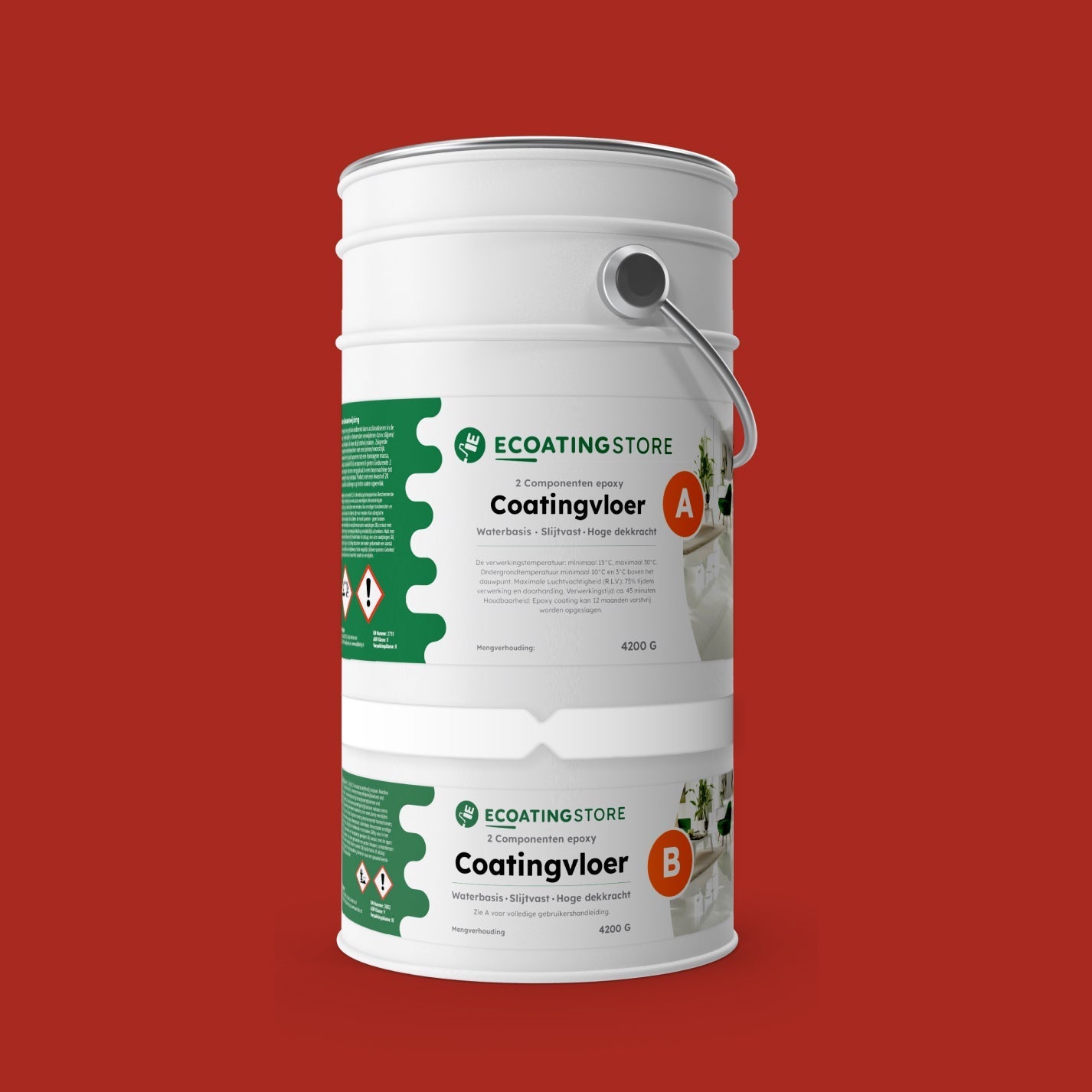 Floor coating - RAL 3000