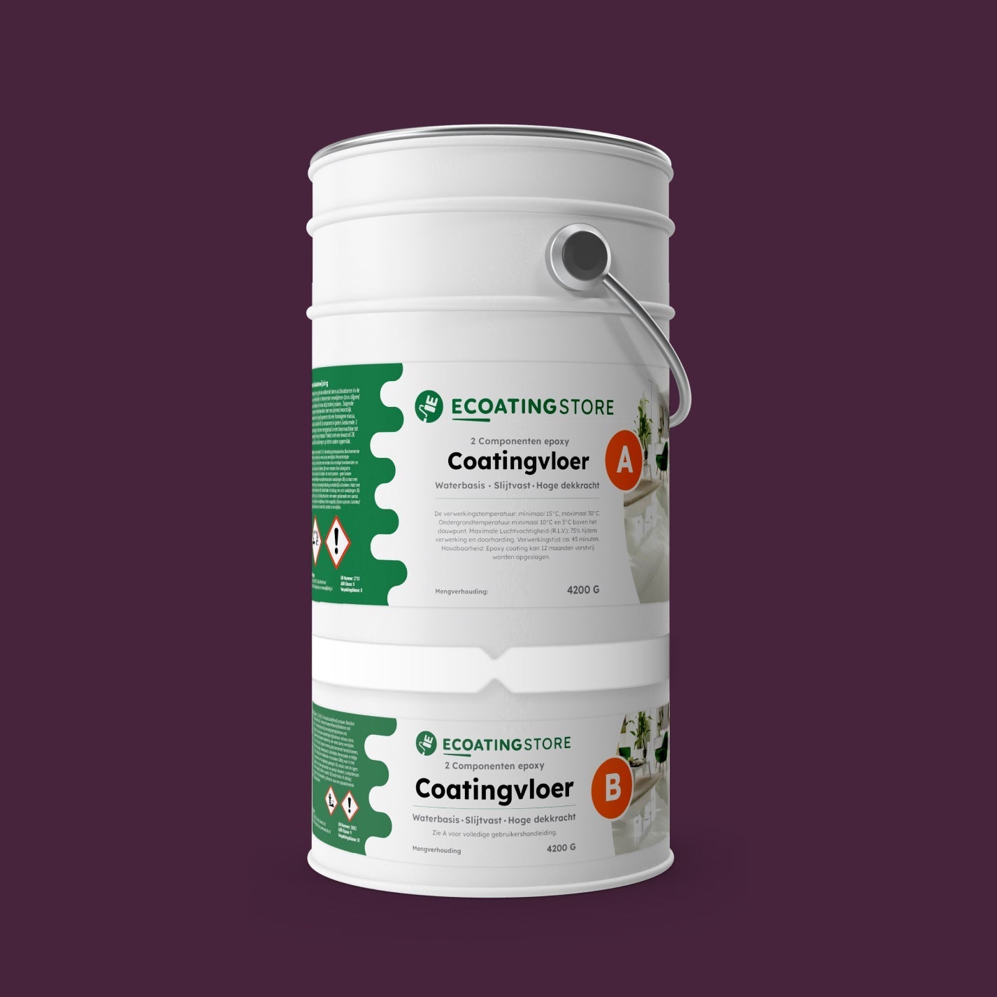 Floor coating - RAL 4007