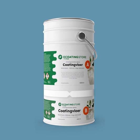 Garage floor coating - RAL 5024