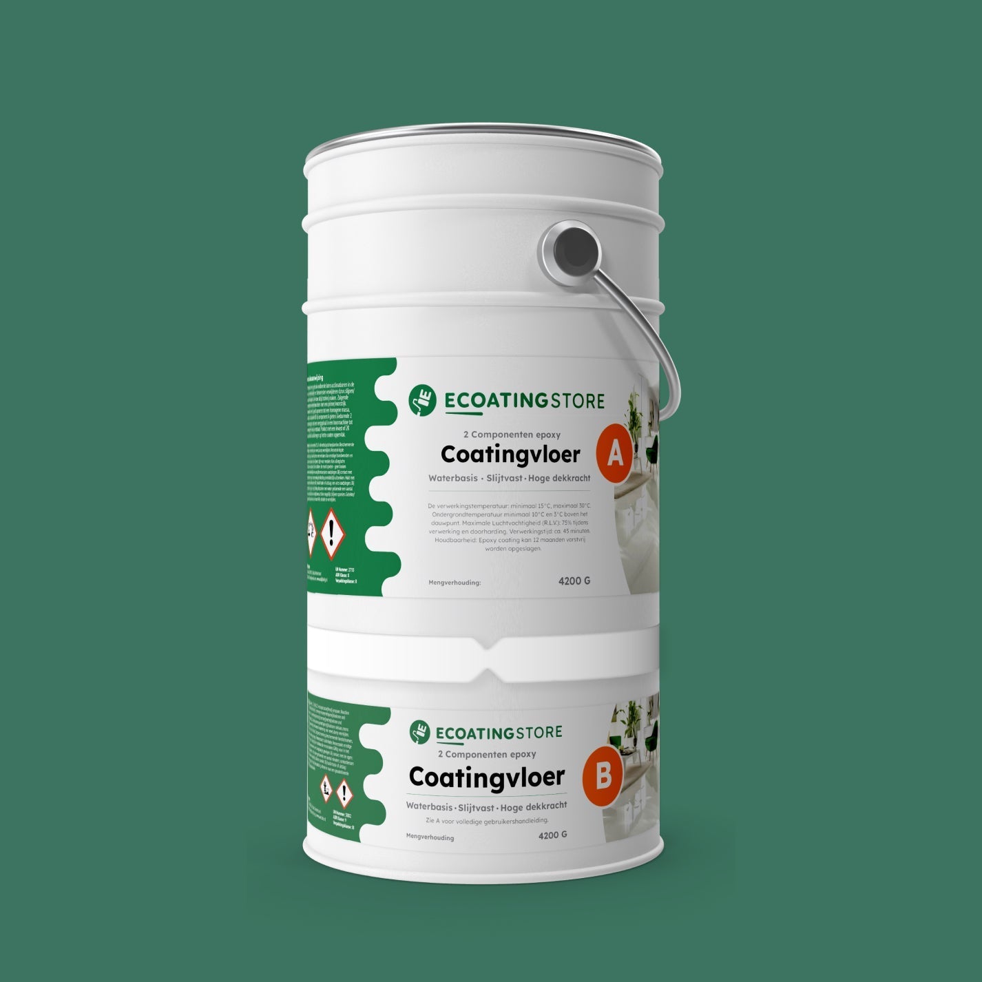 Floor coating - RAL 6000