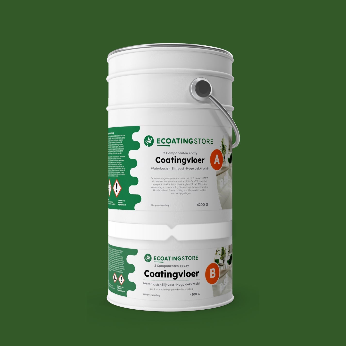 Floor coating - RAL 6002