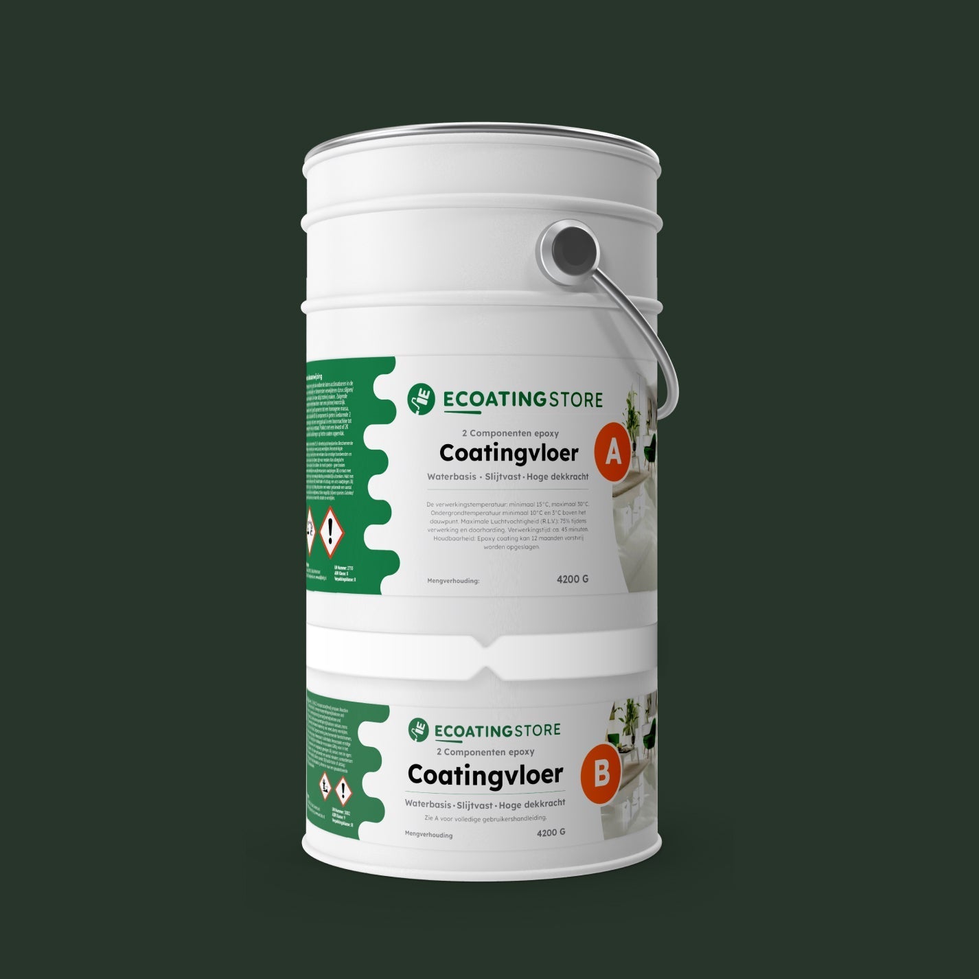 Floor coating - RAL 6009