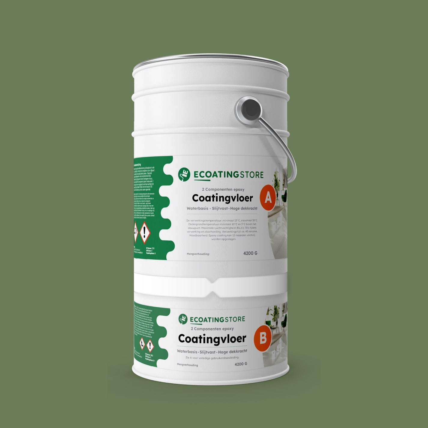 Floor coating - RAL 6011